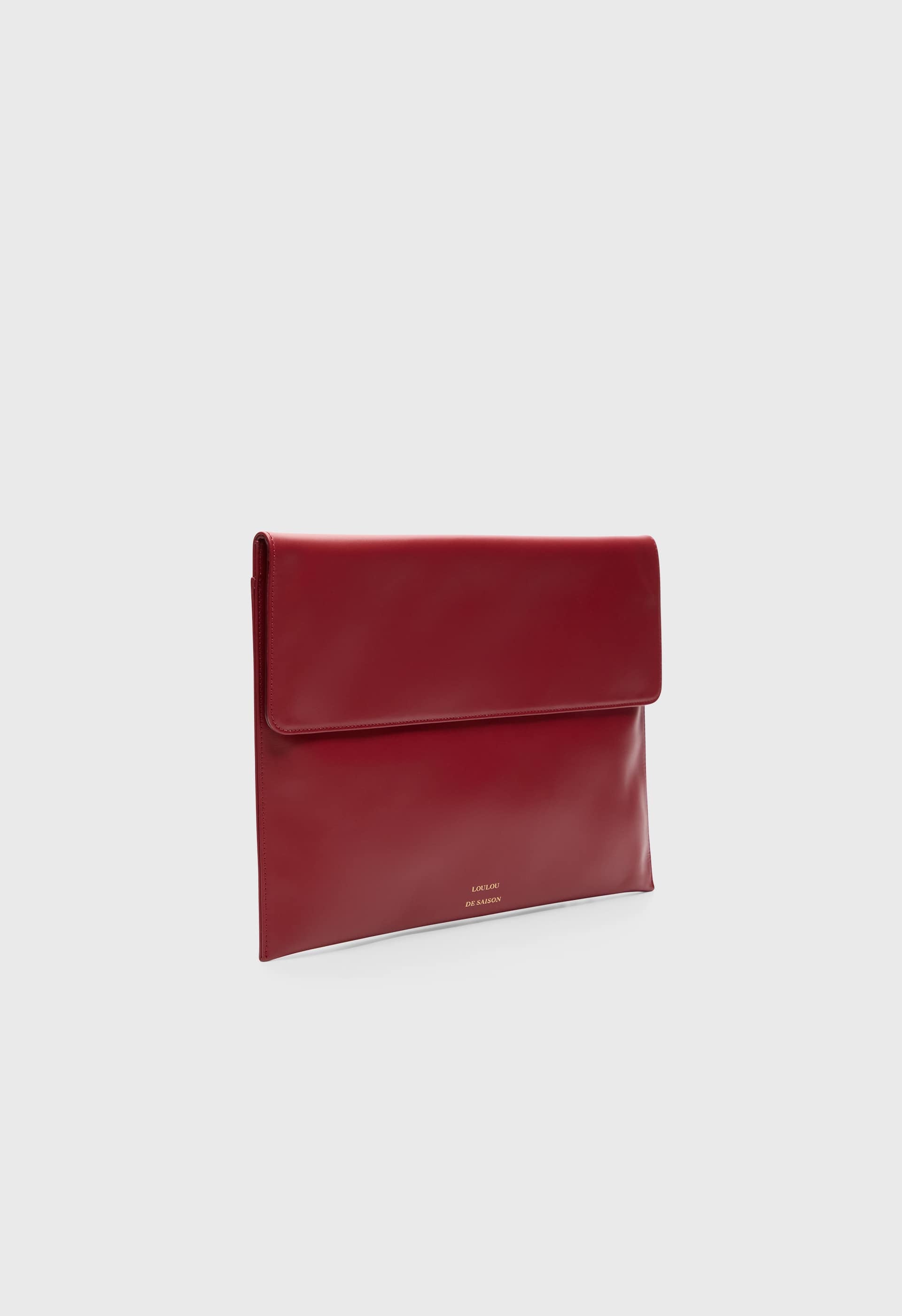 GAIA Leather clutch