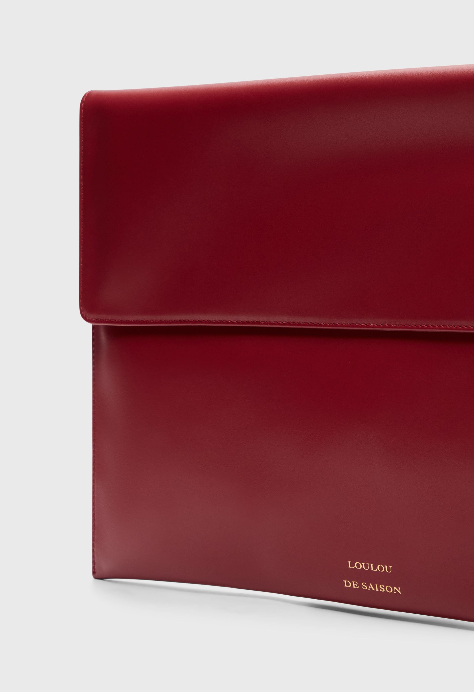 GAIA Leather clutch
