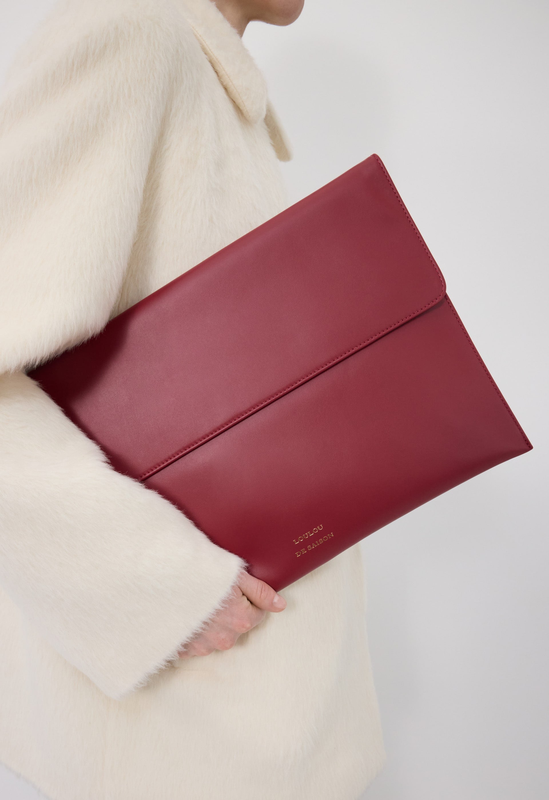 GAIA Leather clutch
