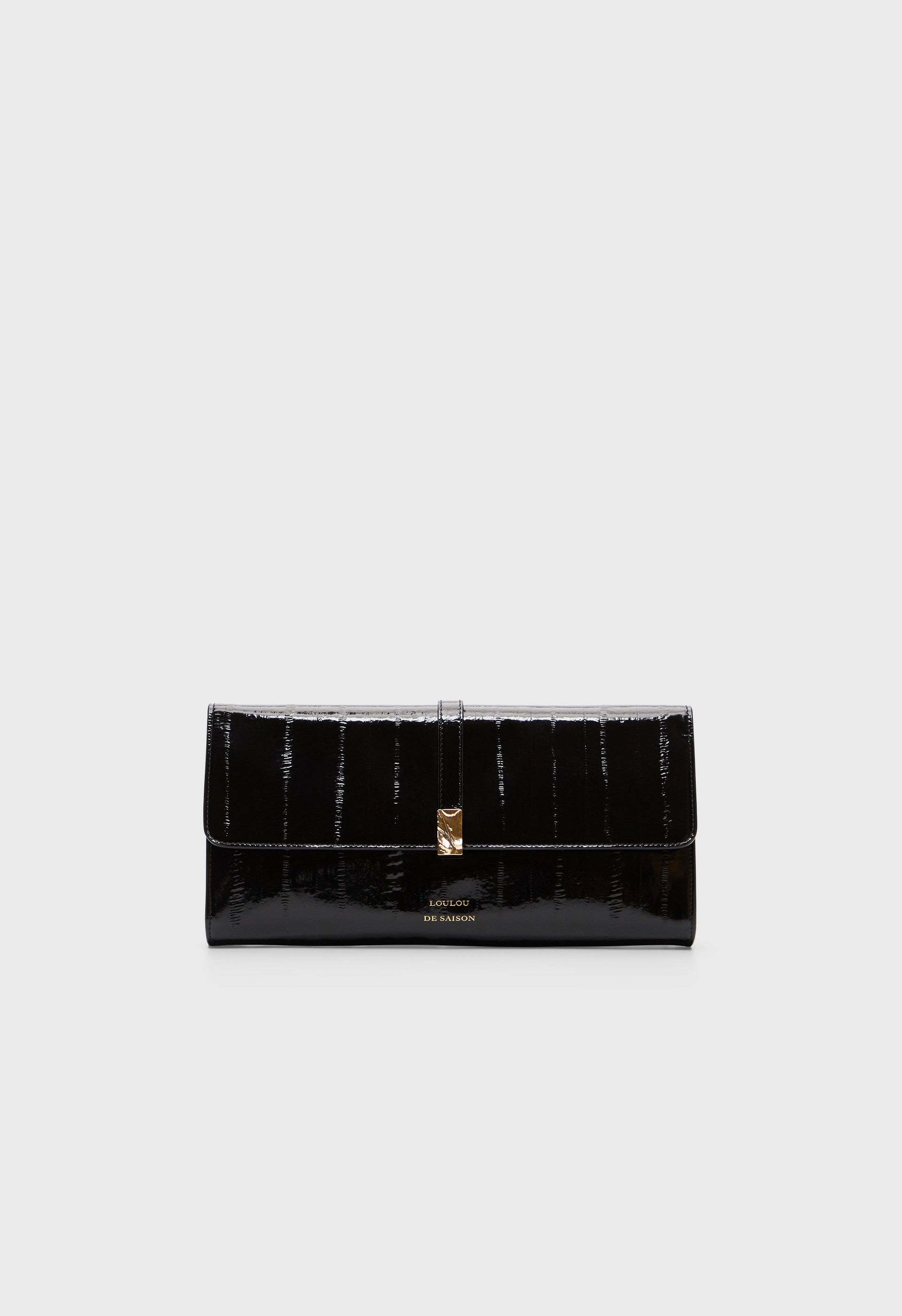 LYDIAN Pochette en cuir effet anguille