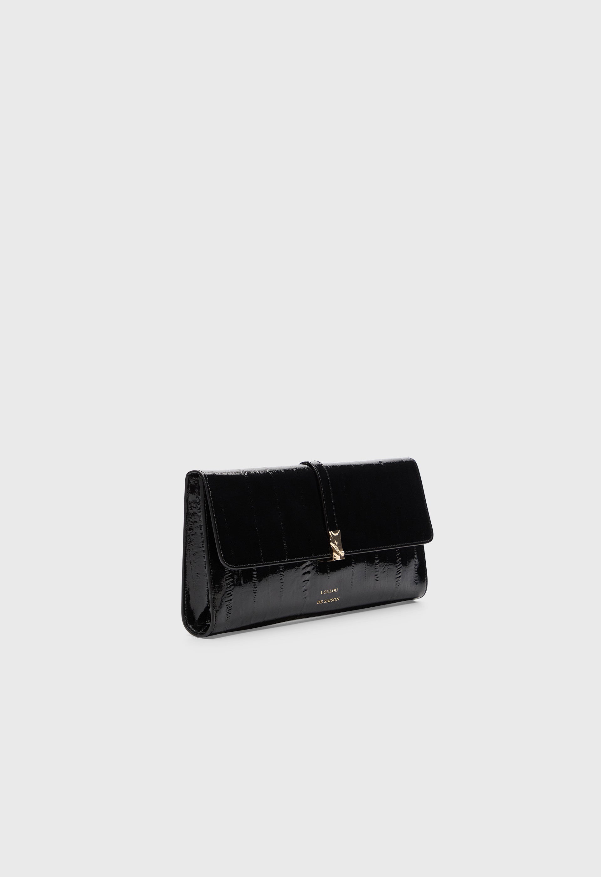 LYDIAN Pochette en cuir effet anguille