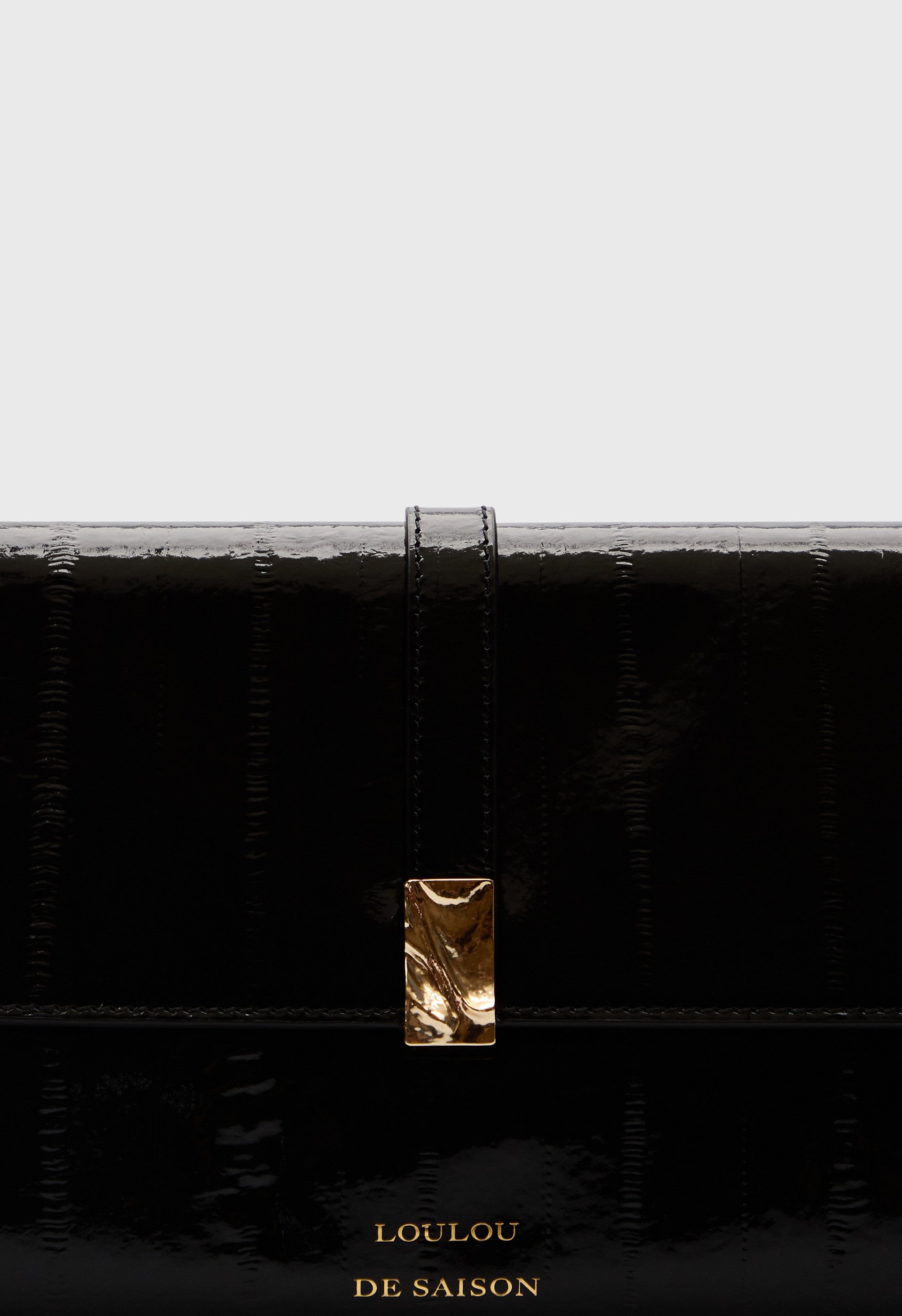 LYDIAN Pochette en cuir effet anguille