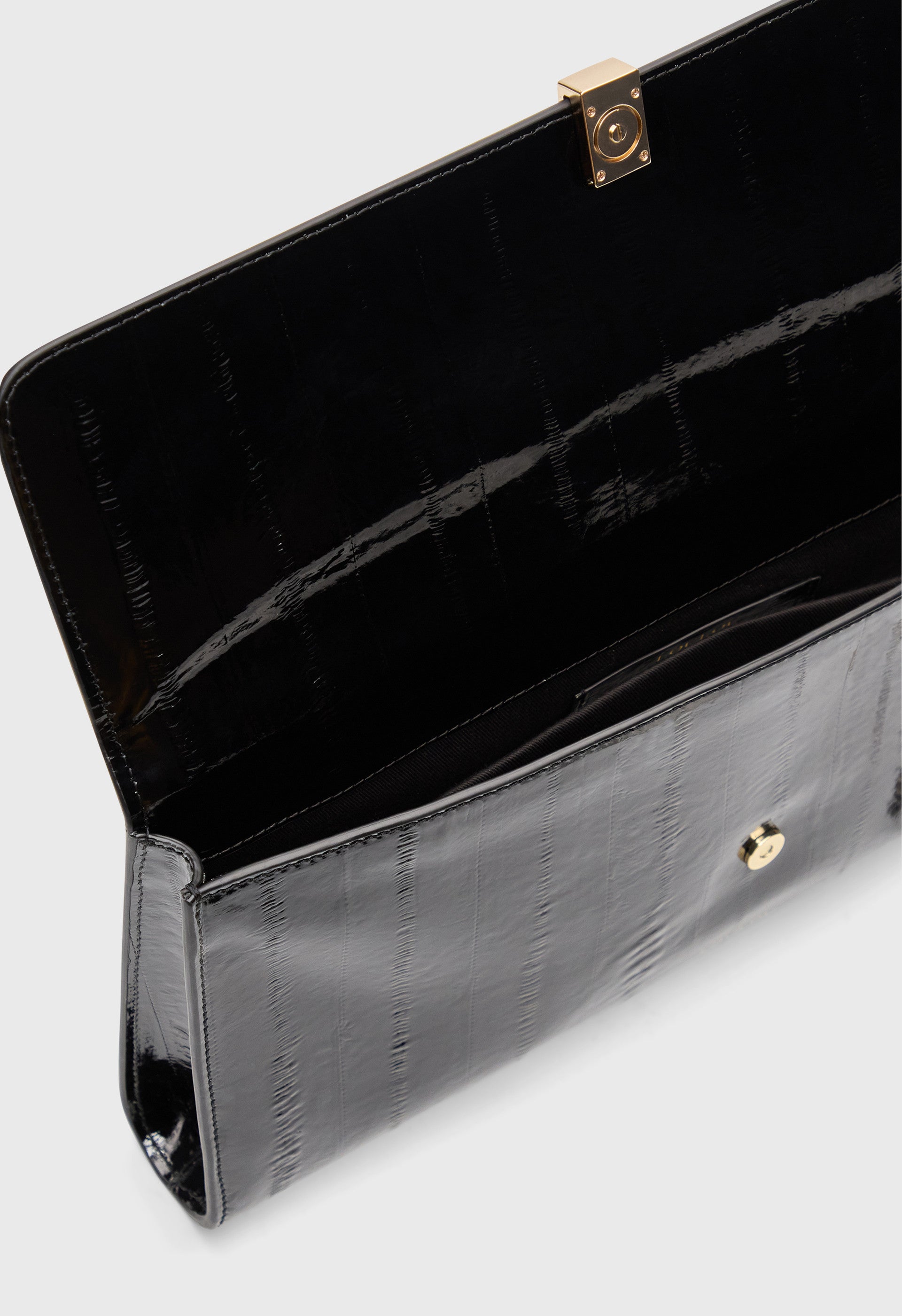LYDIAN Pochette en cuir effet anguille
