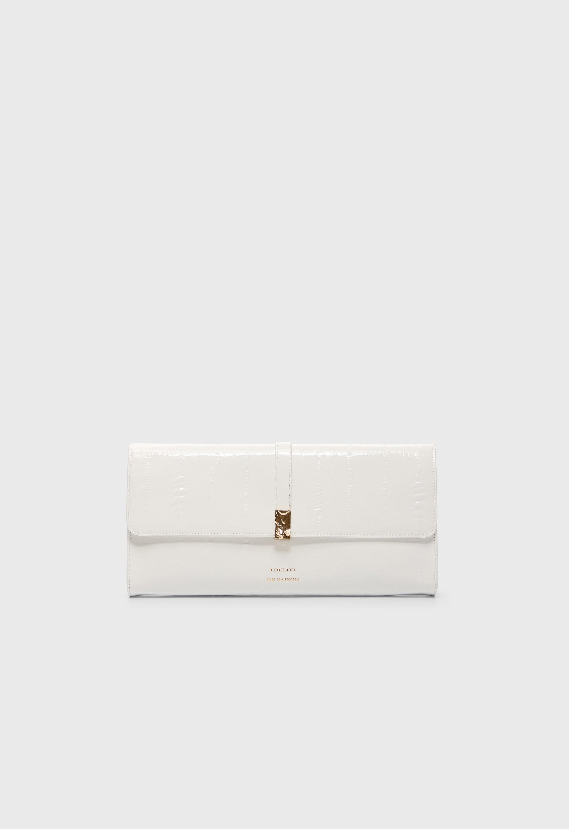 LYDIAN Pochette en cuir effet anguille