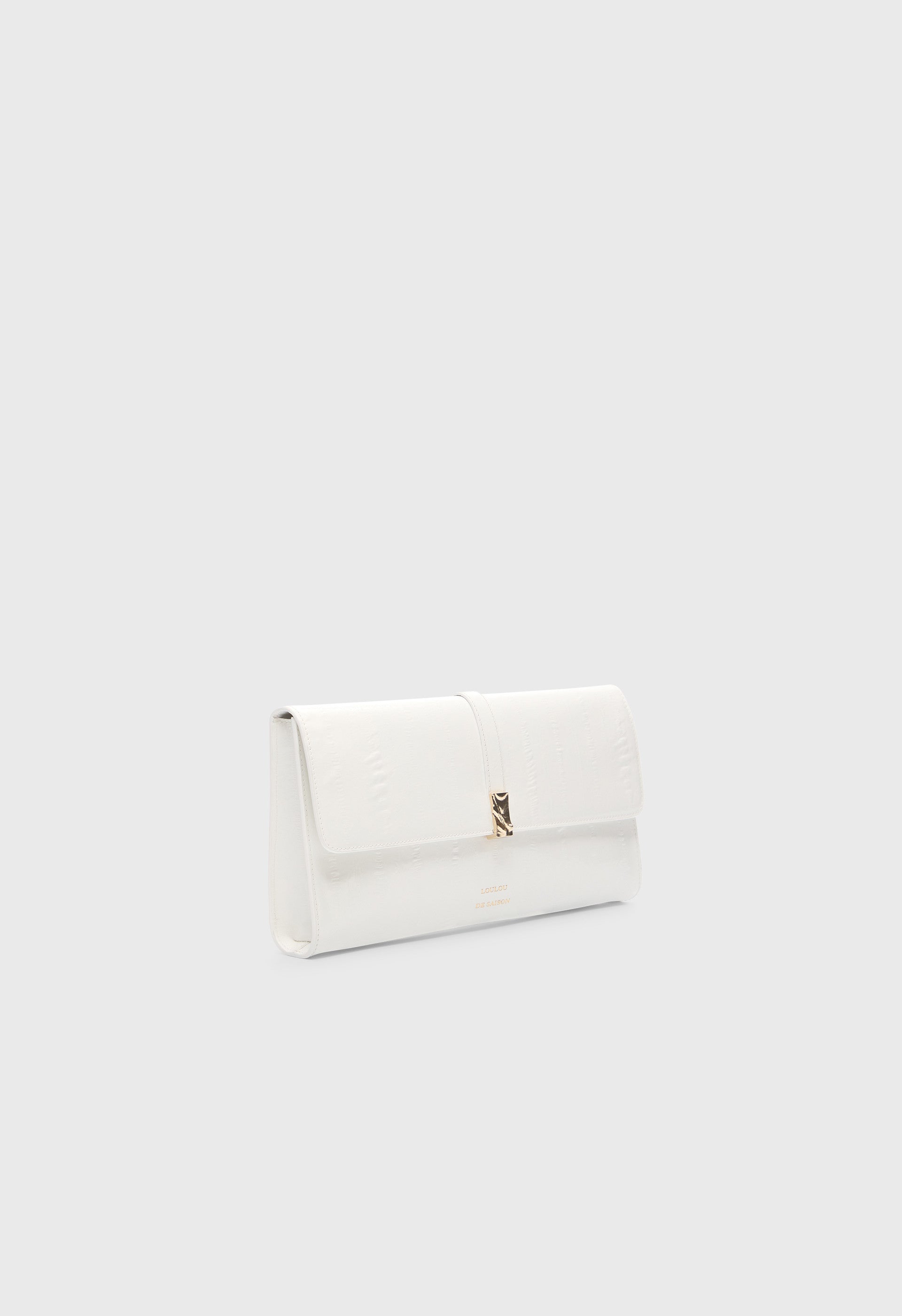 LYDIAN Pochette en cuir effet anguille