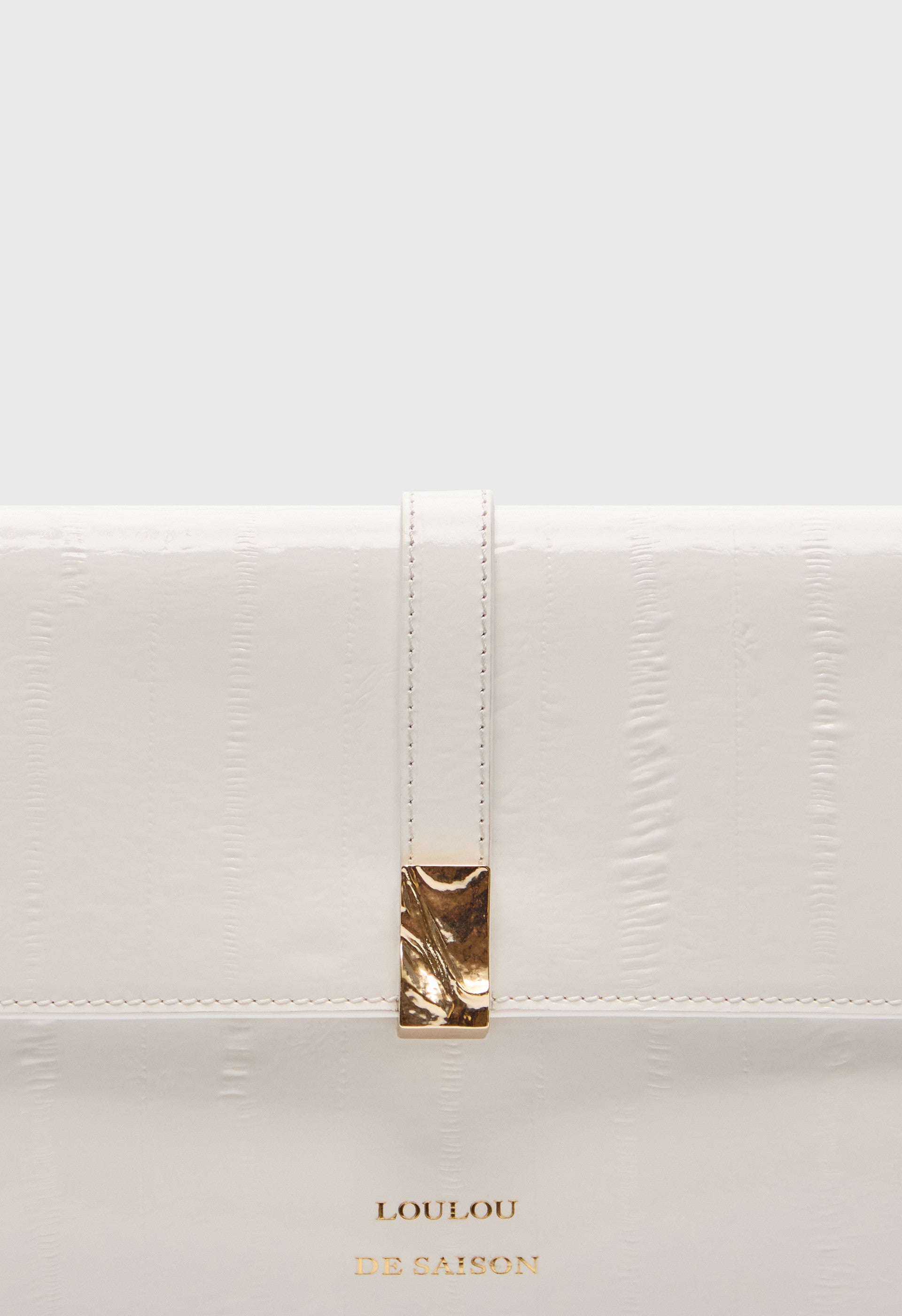 LYDIAN Pochette en cuir effet anguille