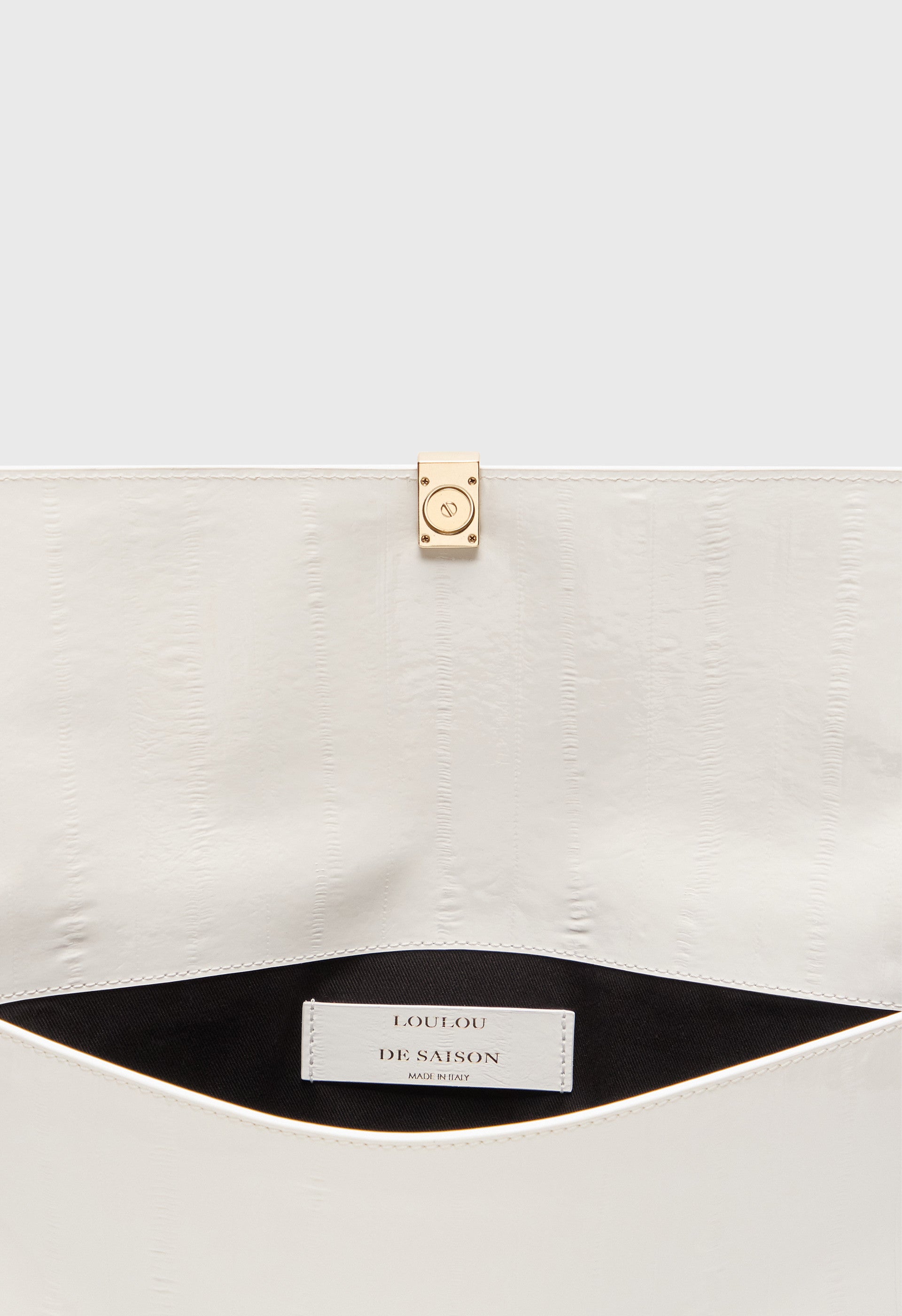 LYDIAN Pochette en cuir effet anguille