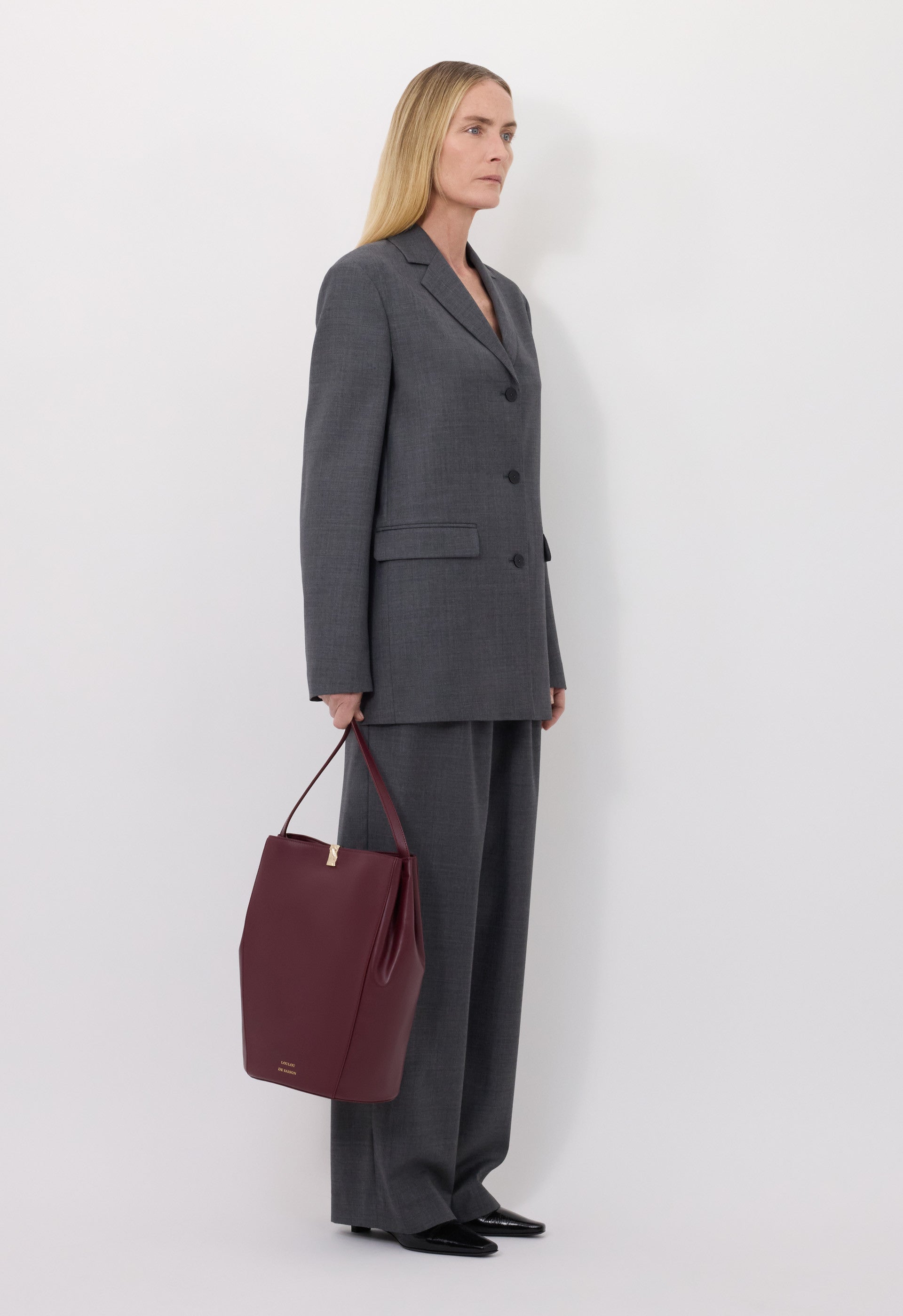 MARCIA Chambray wool jacket