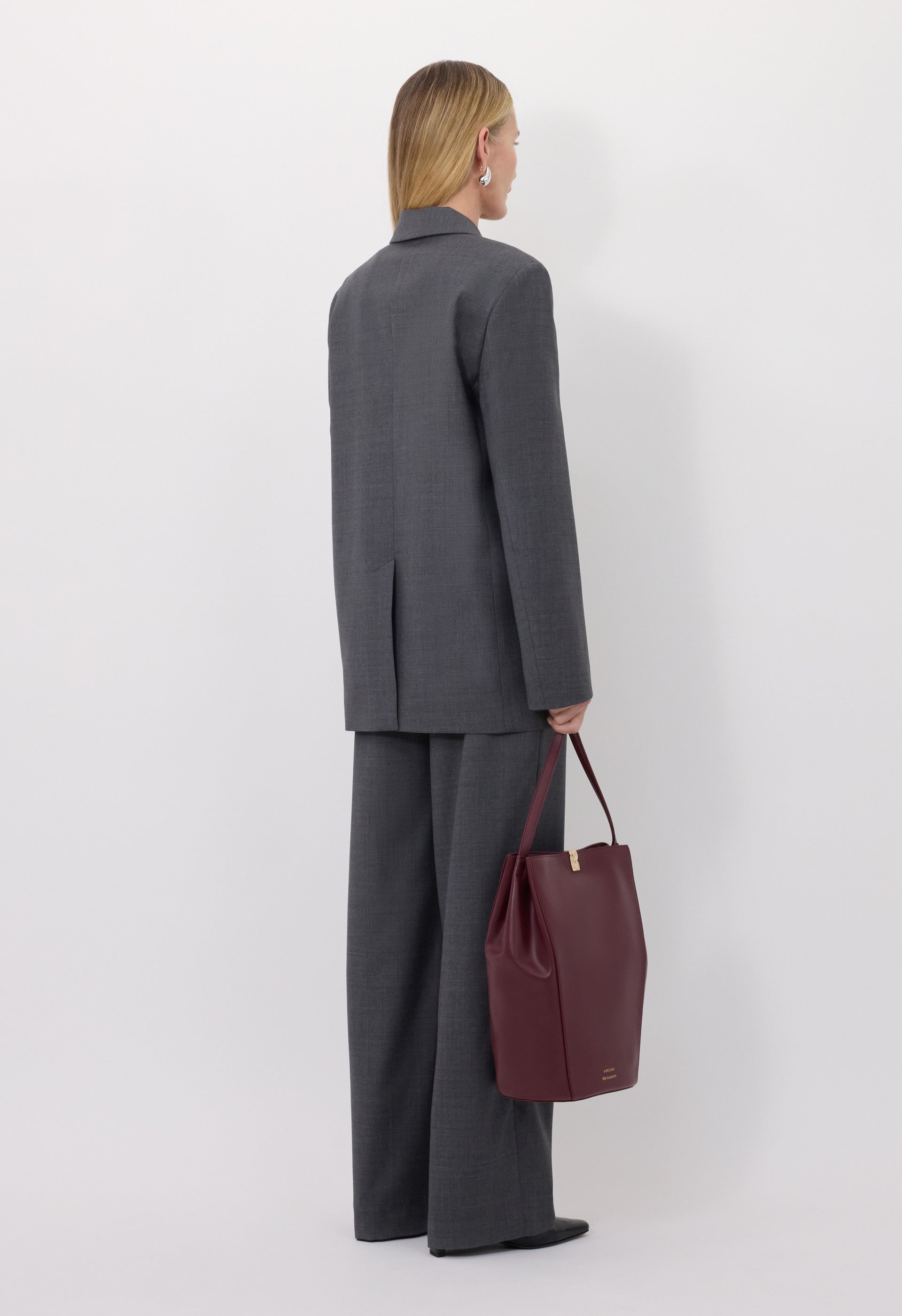 MARCIA Chambray wool jacket