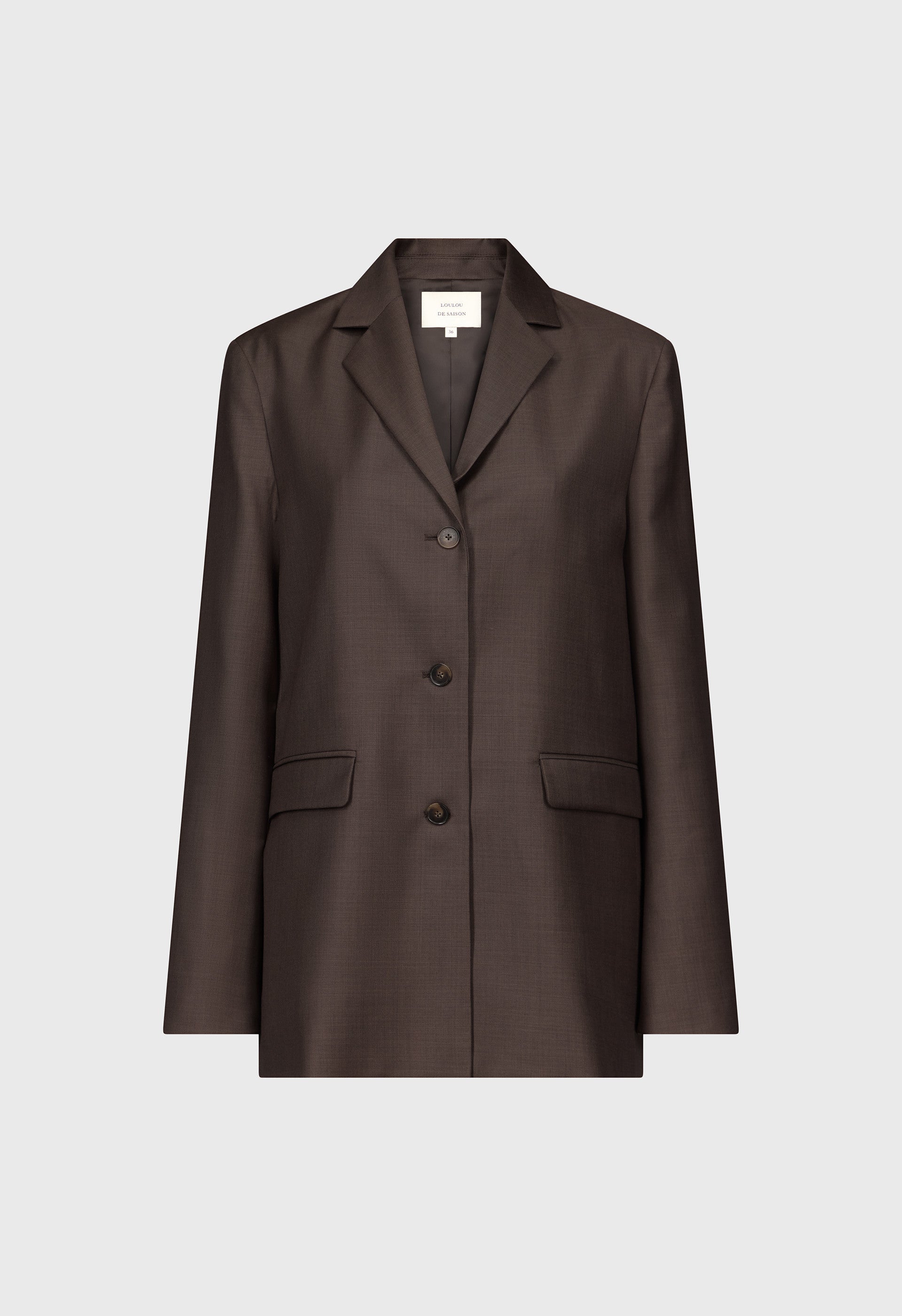 MARCIA Chambray wool jacket