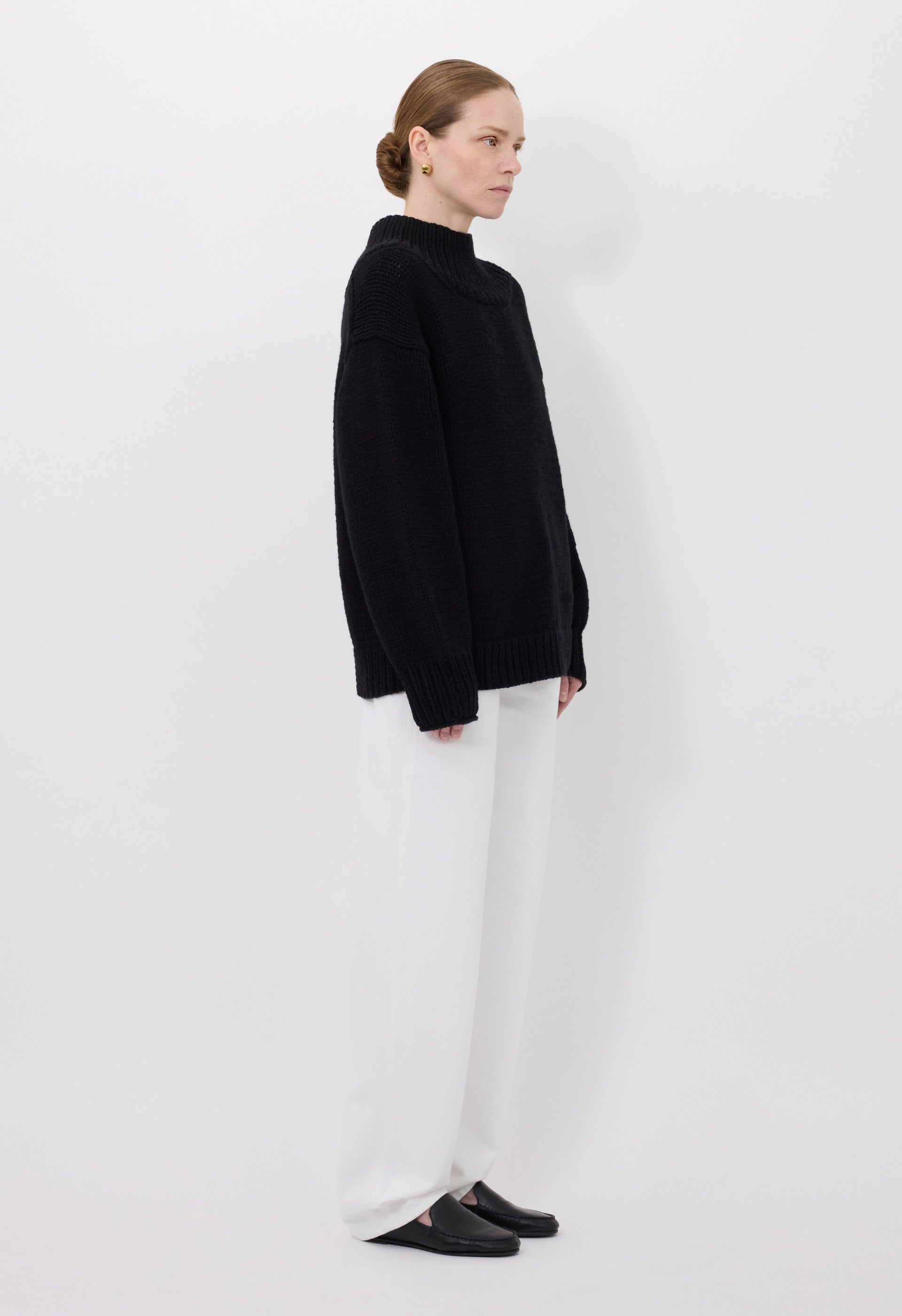 RYLE Hand-knit cashmere sweater