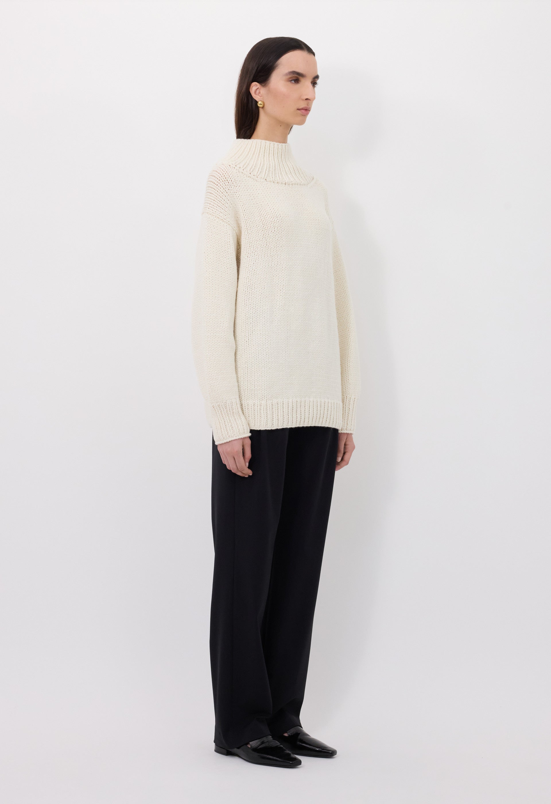 RYLE Hand-knit cashmere sweater