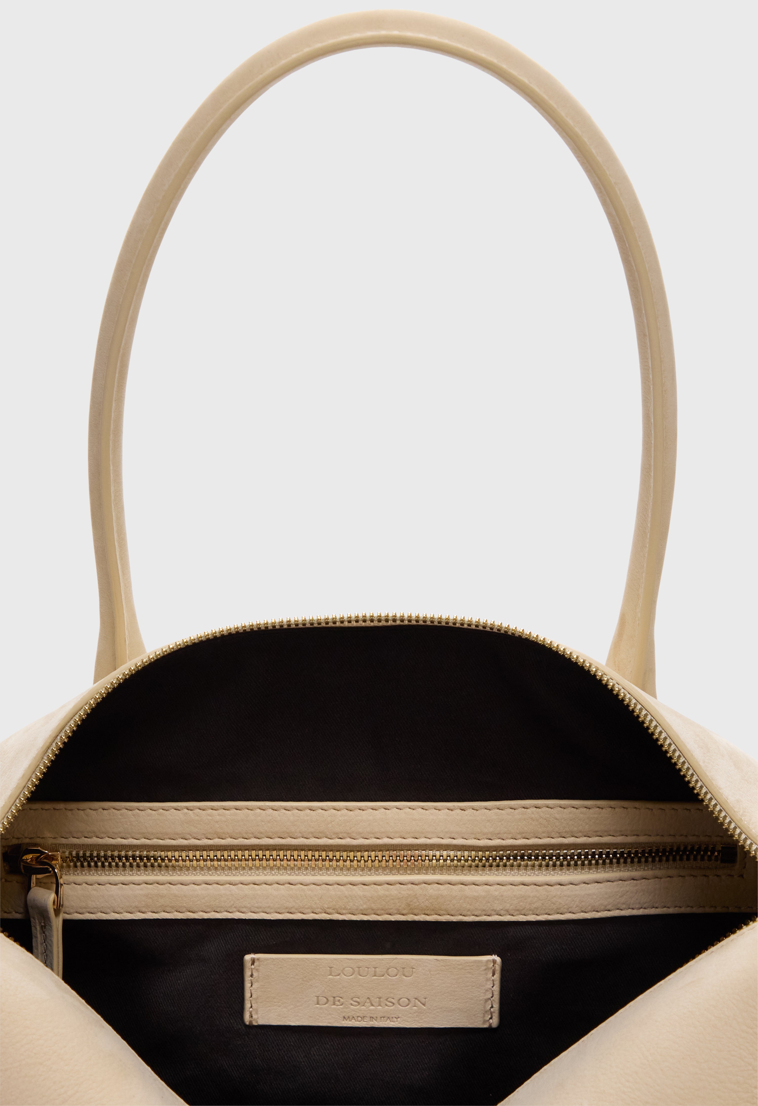 CLAUS Cylindric leather bag