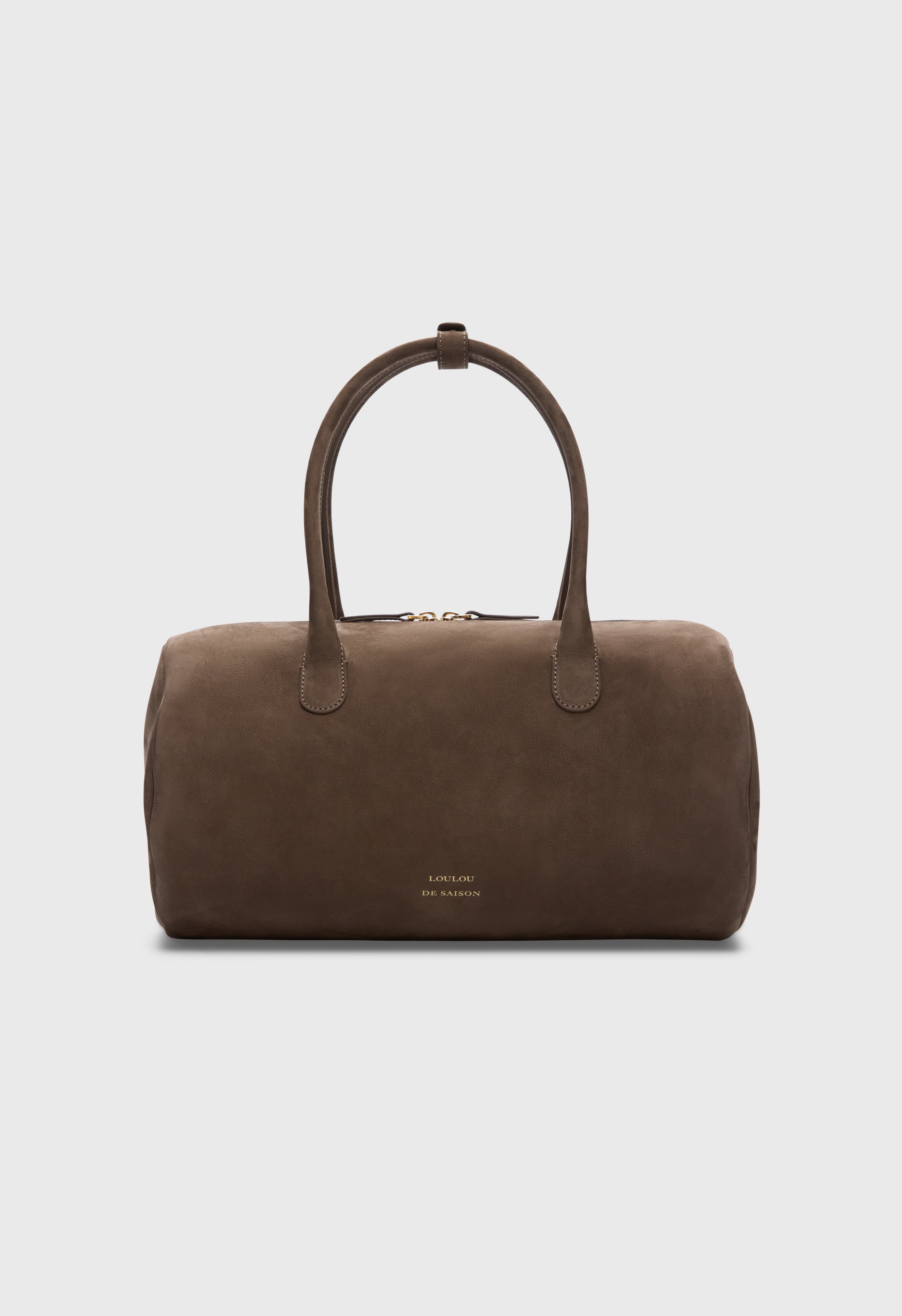 CLAUS Cylindric leather bag