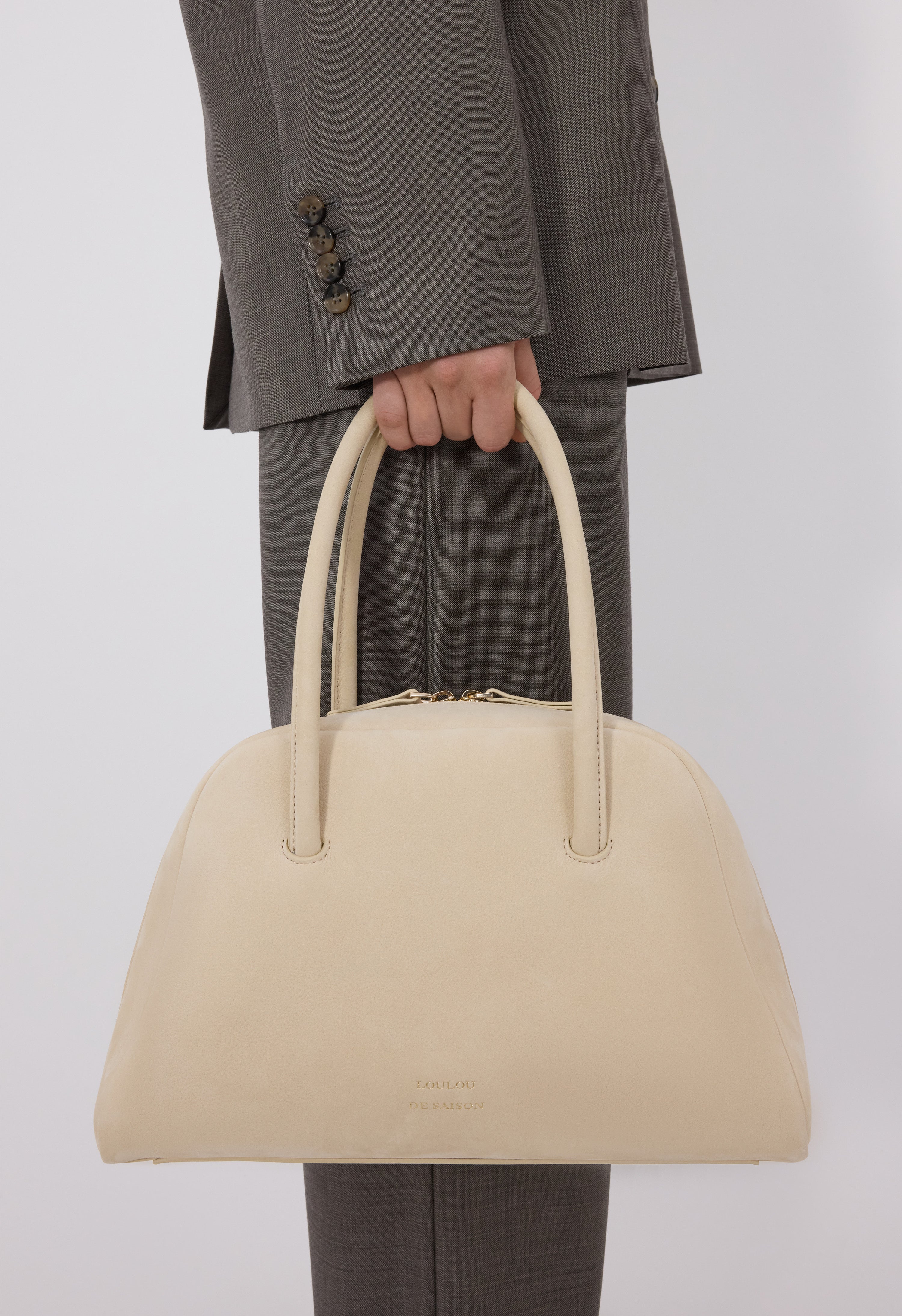 BRAHMS Petit sac bowling en cuir