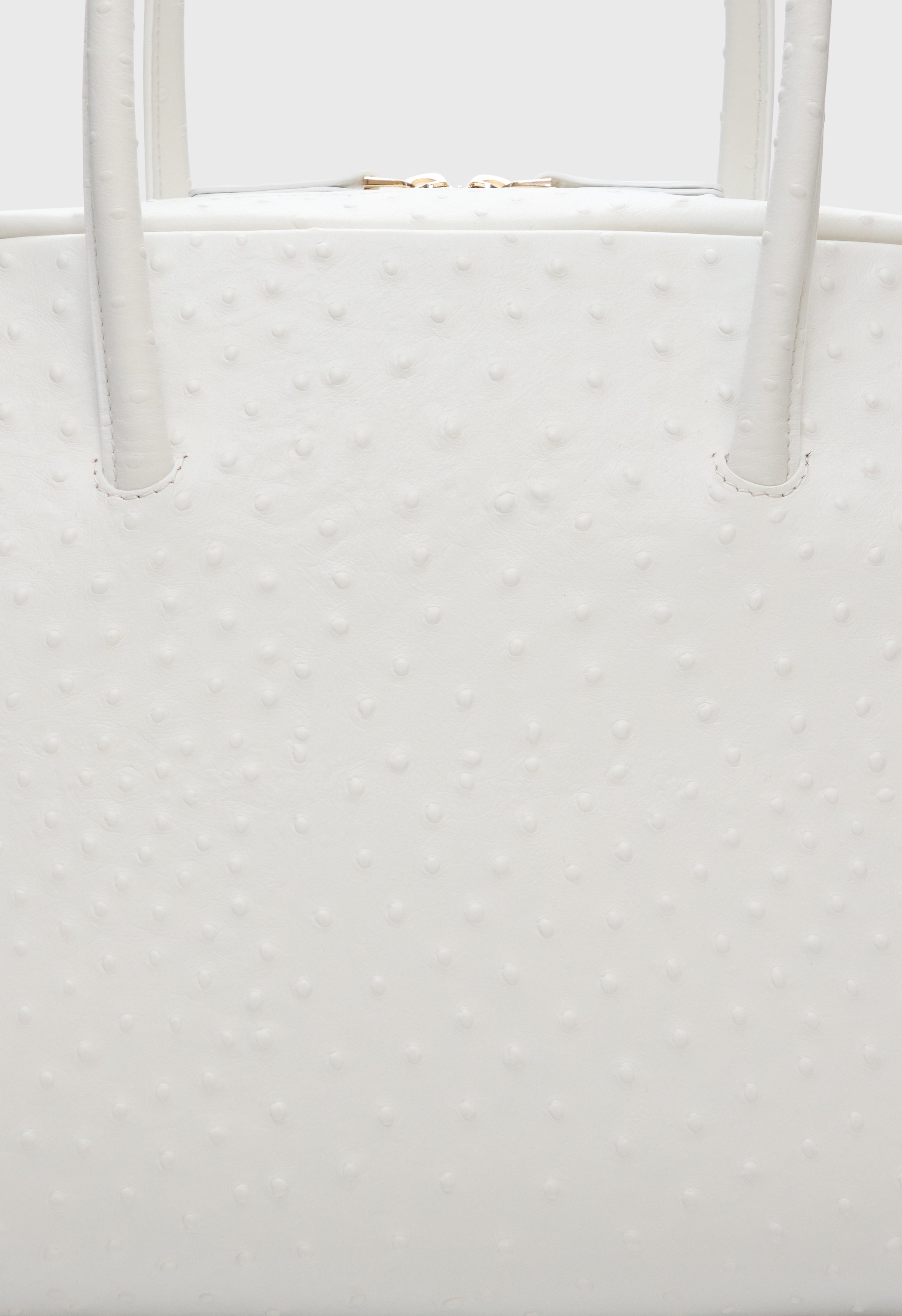 DARREN Ostrich-effect leather travel bag