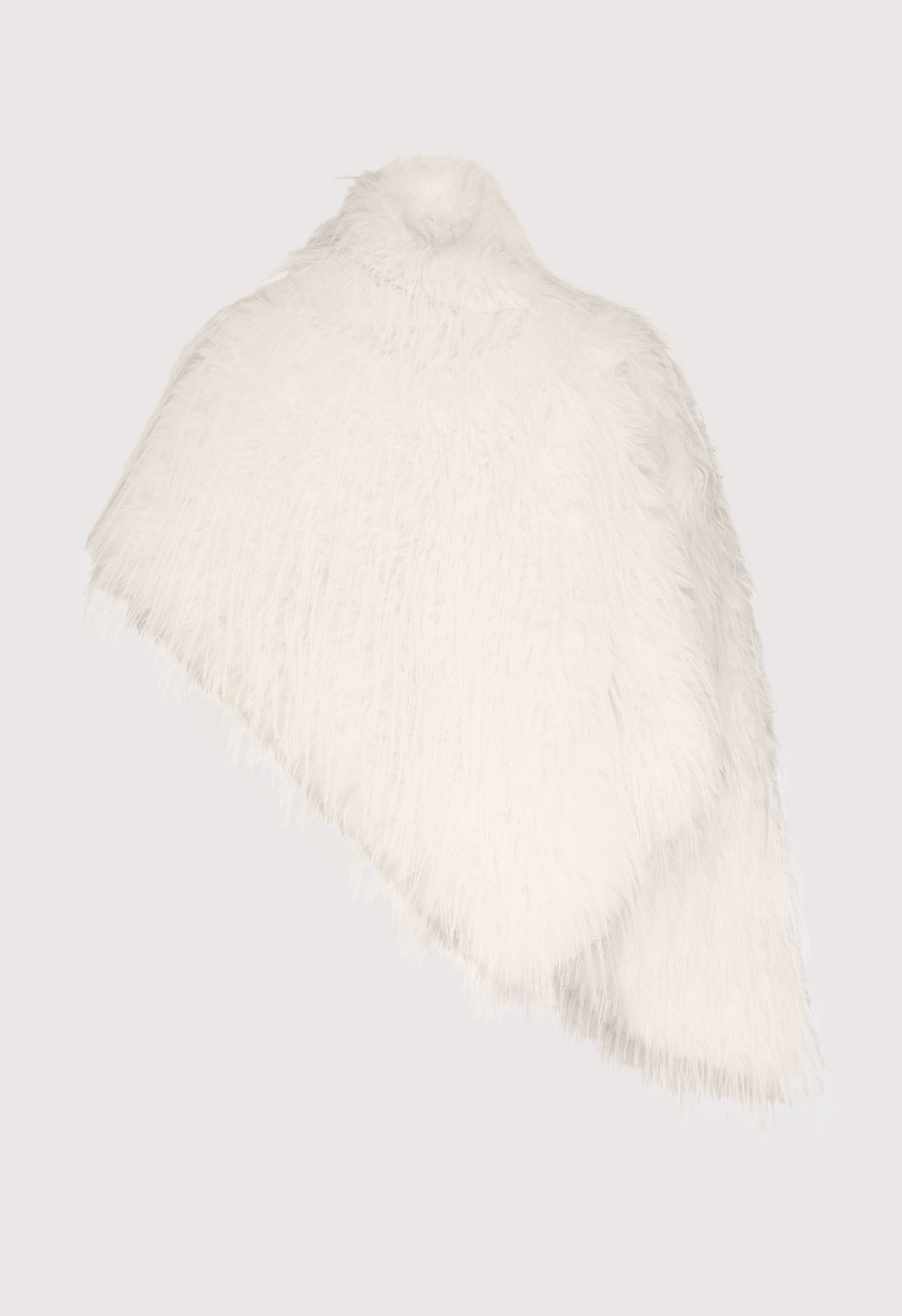 ZARI Faux fur shawl