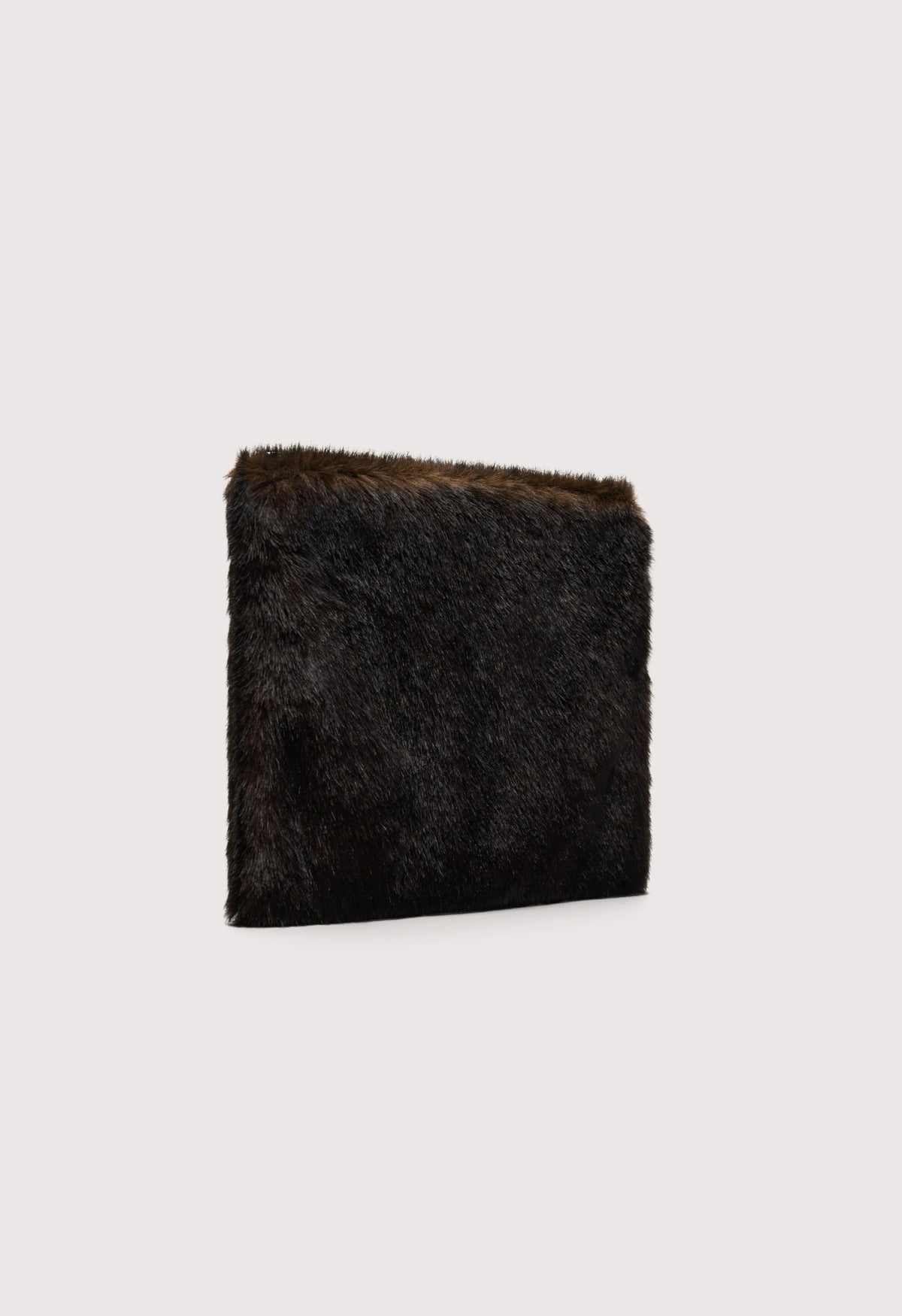 FLINT Faux fur clutch