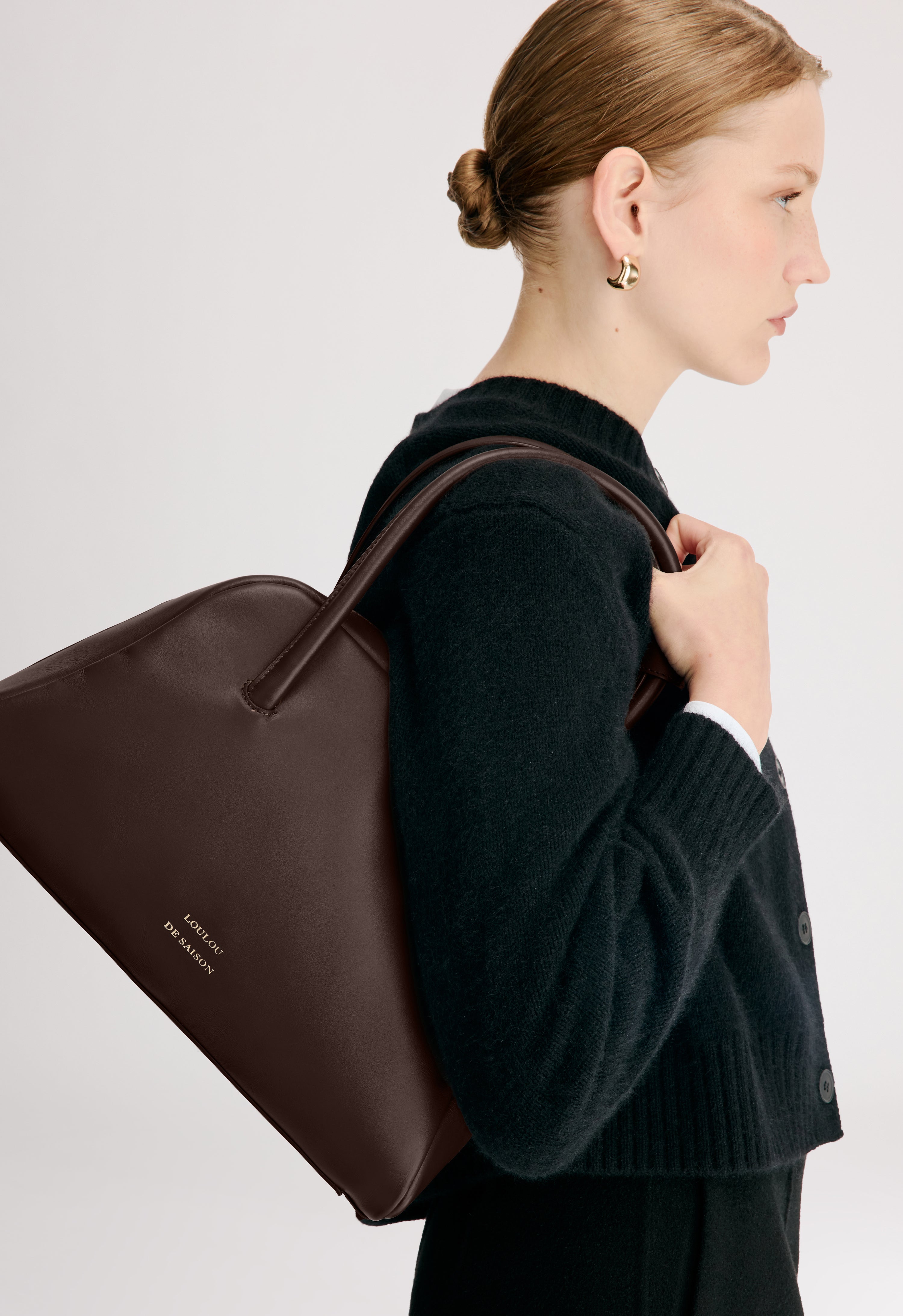 VESPER LDS Sac à main en cuir de vachette doux