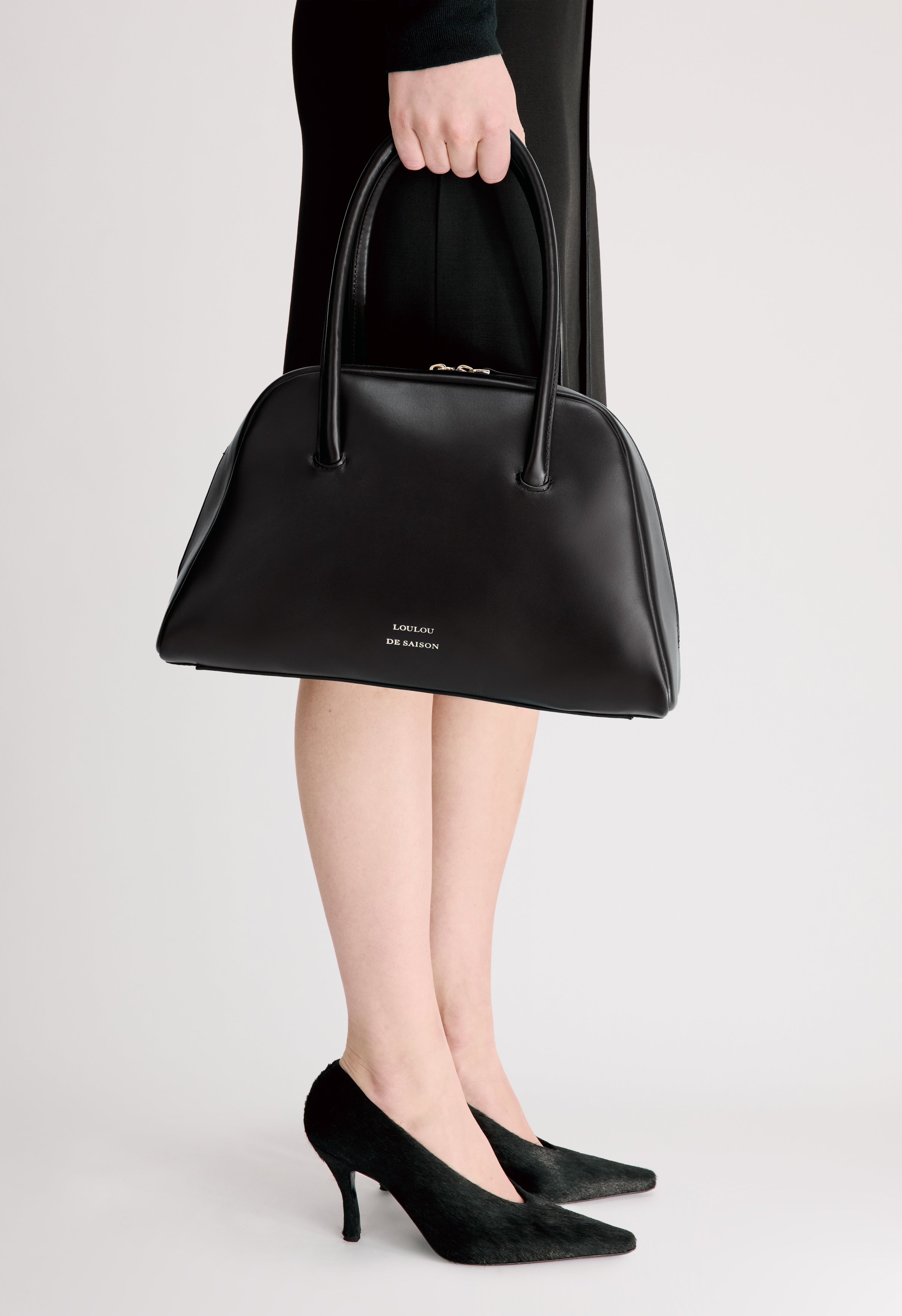 VESPER LDS Smooth calf leather bag