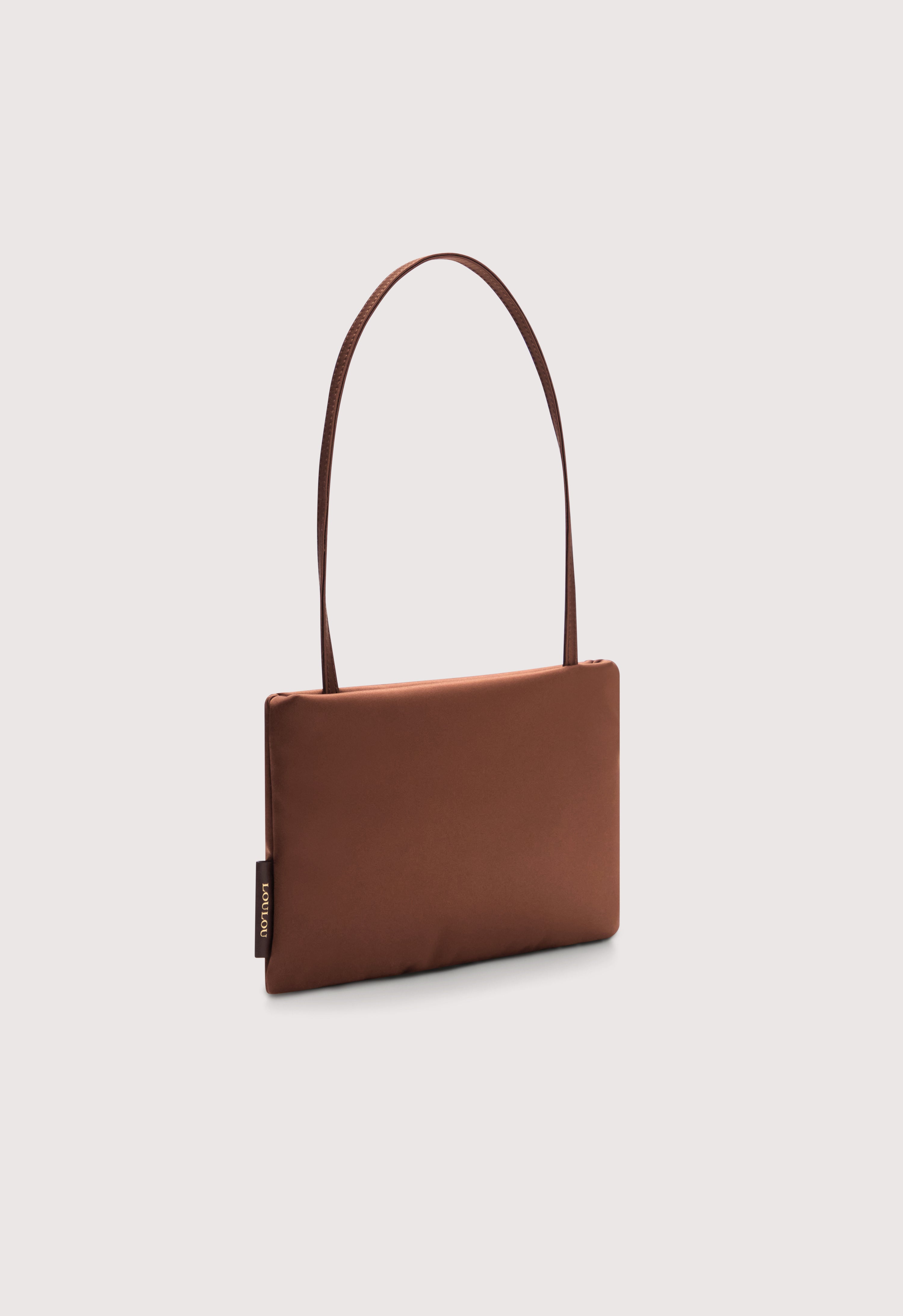 GRACE Small satin baguette bag