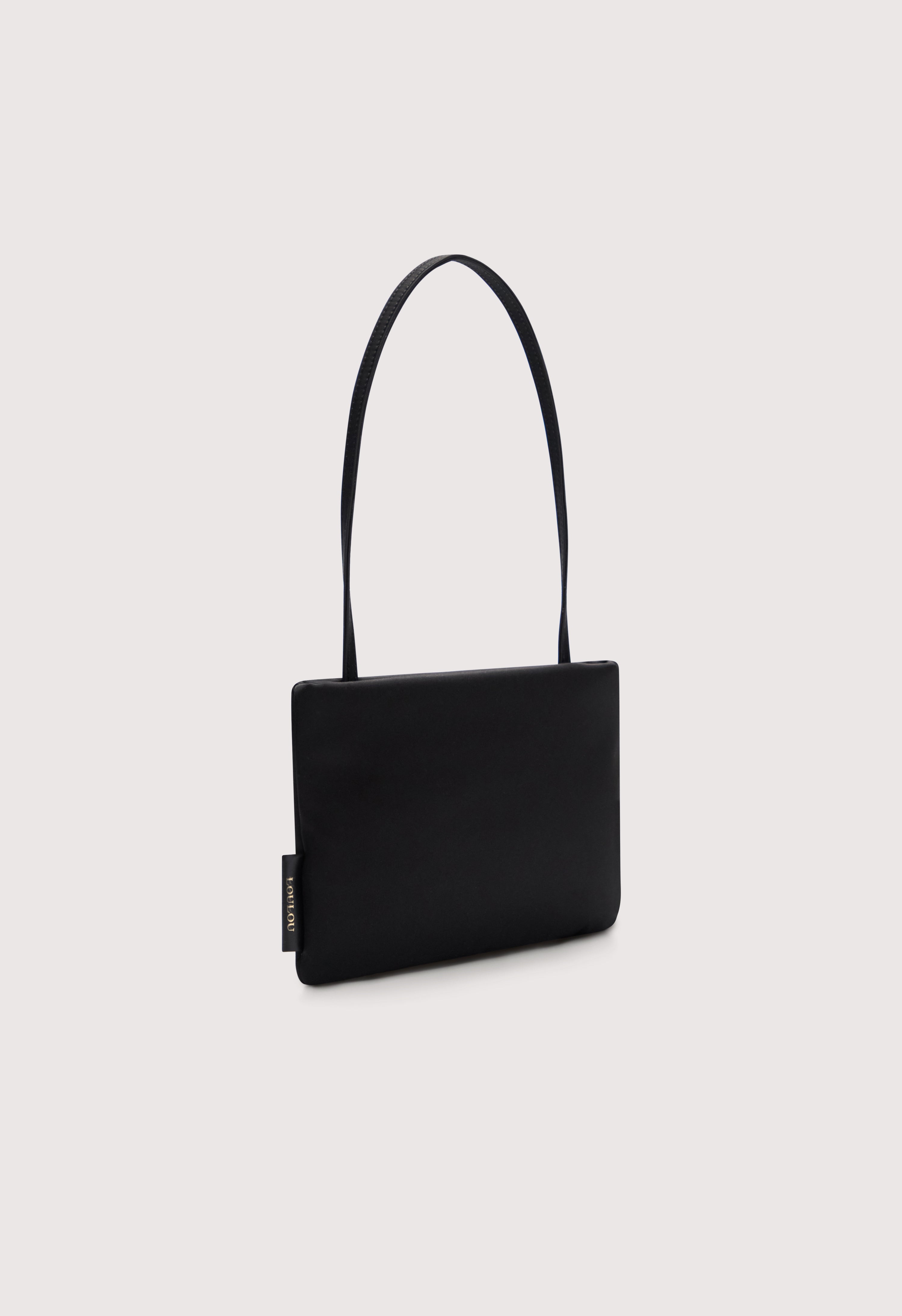 GRACE Small satin baguette bag