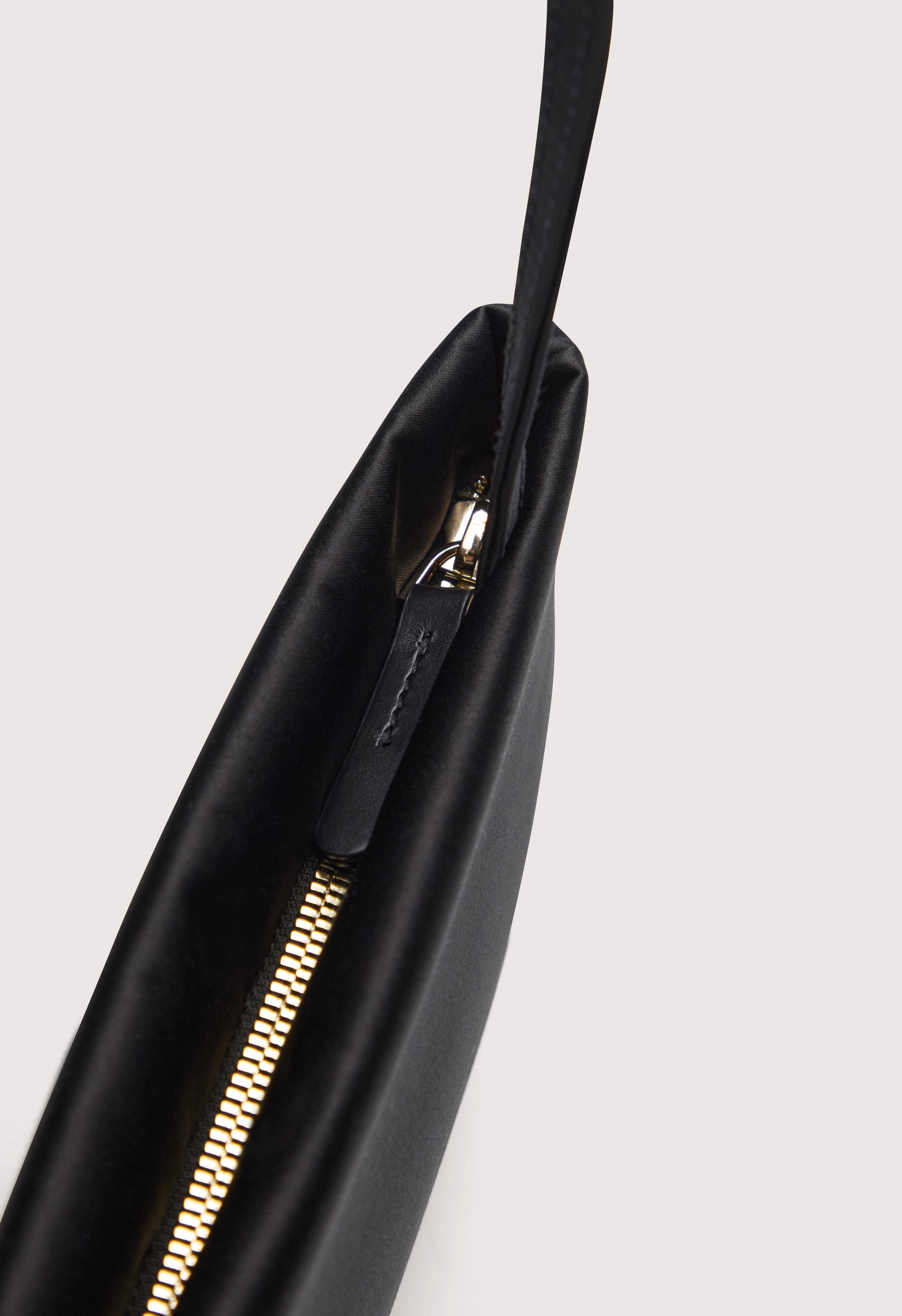 GRACE Small satin baguette bag