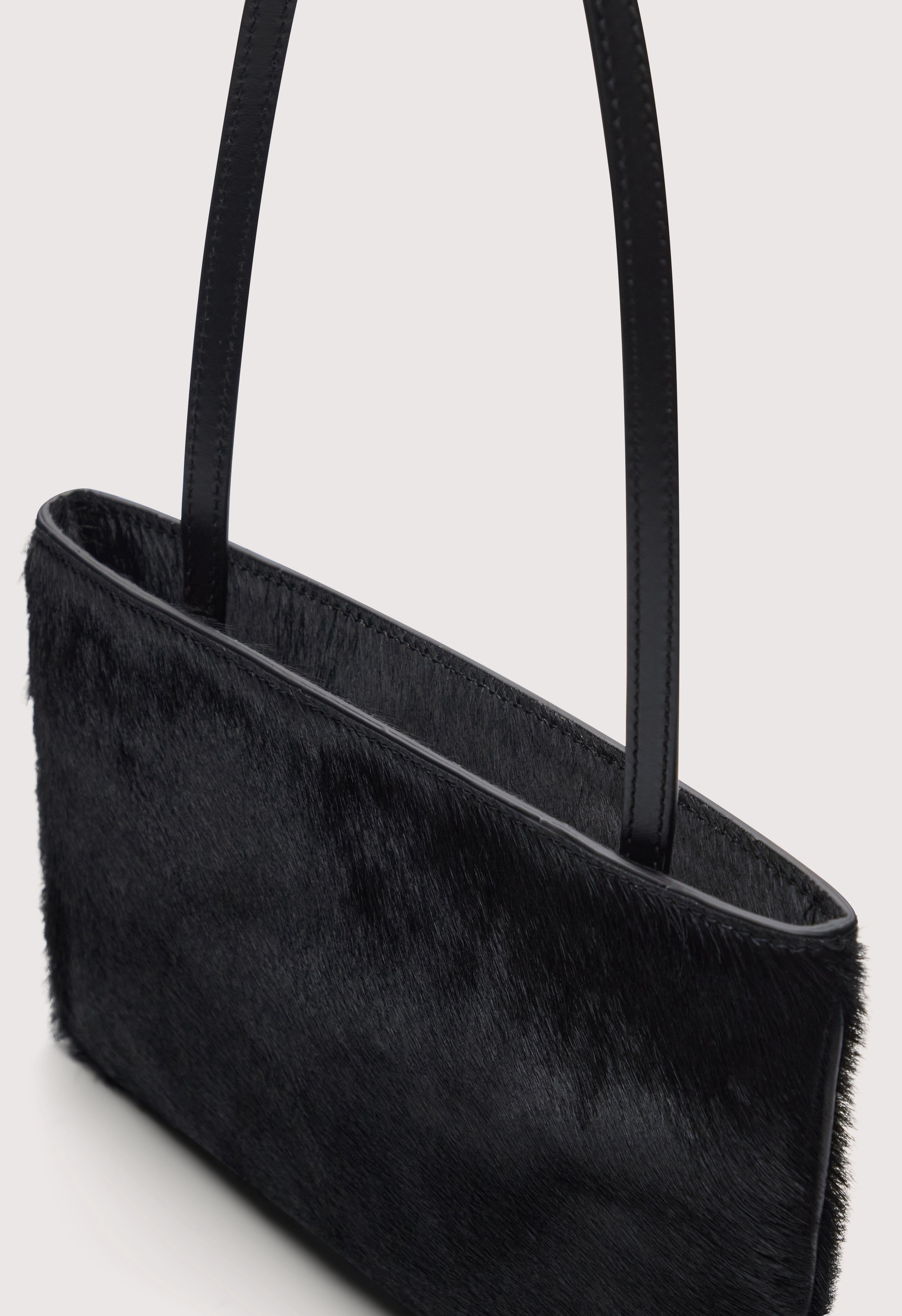 ROBYN Petit sac baguette en cuir effet poney