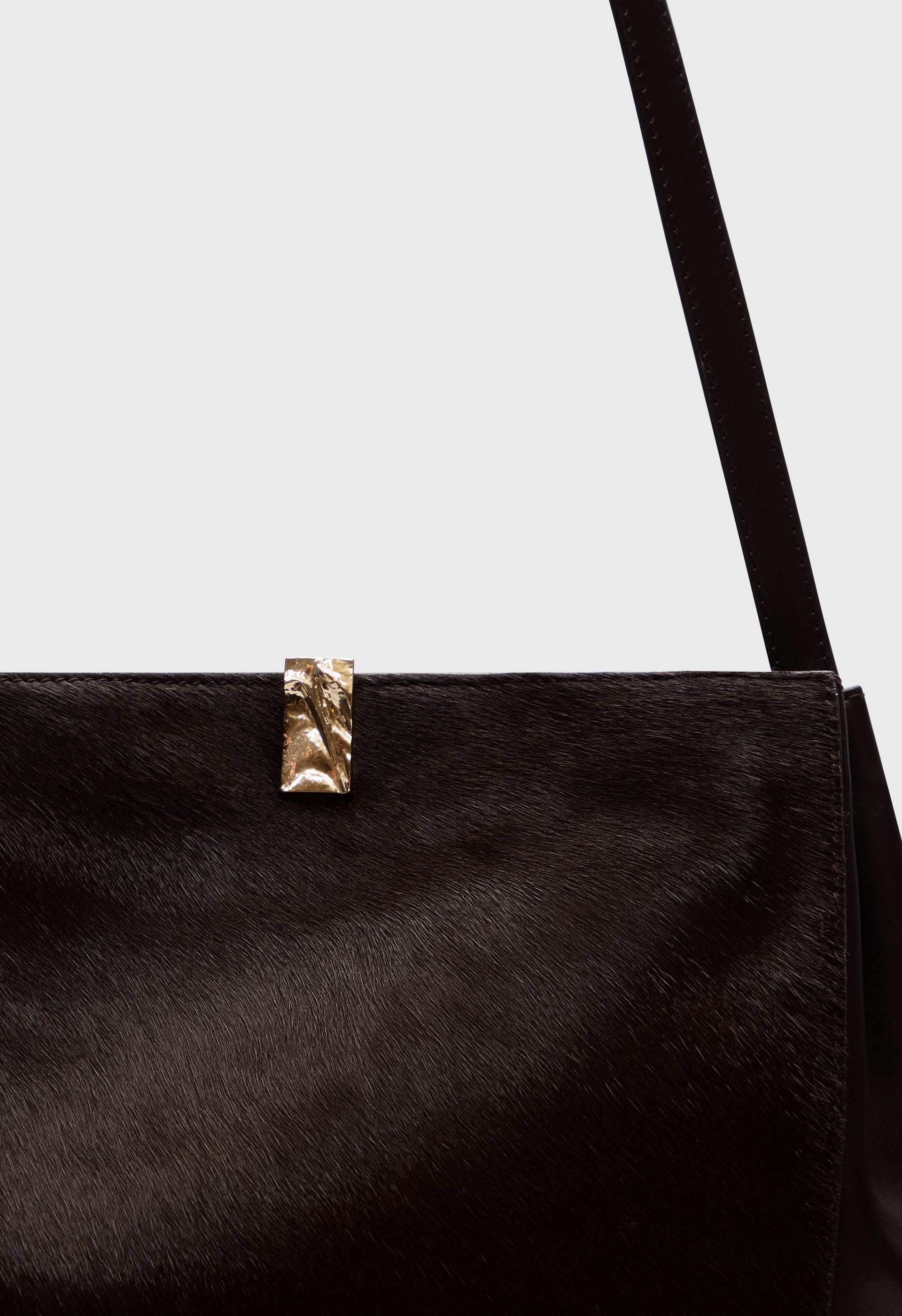 ODILE Sac seau en cuir façon poney