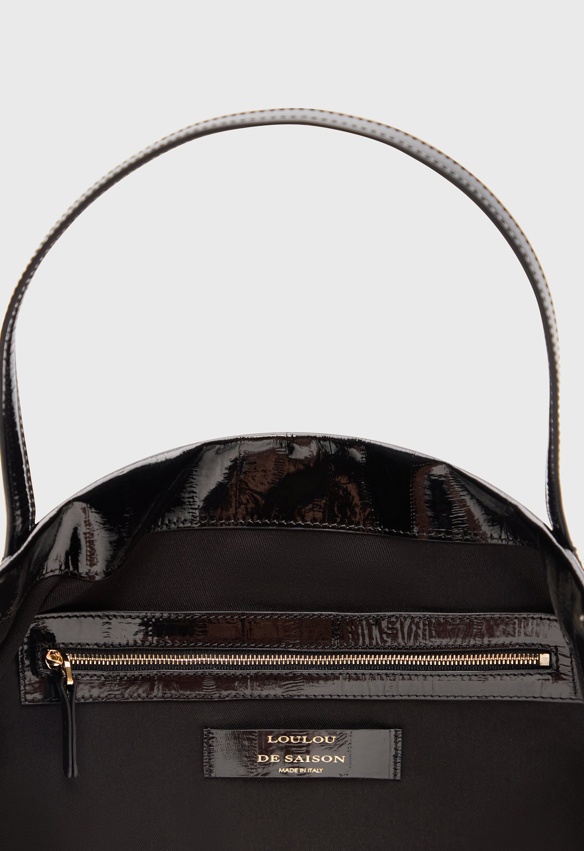 KOVU Eel-effect leather bag