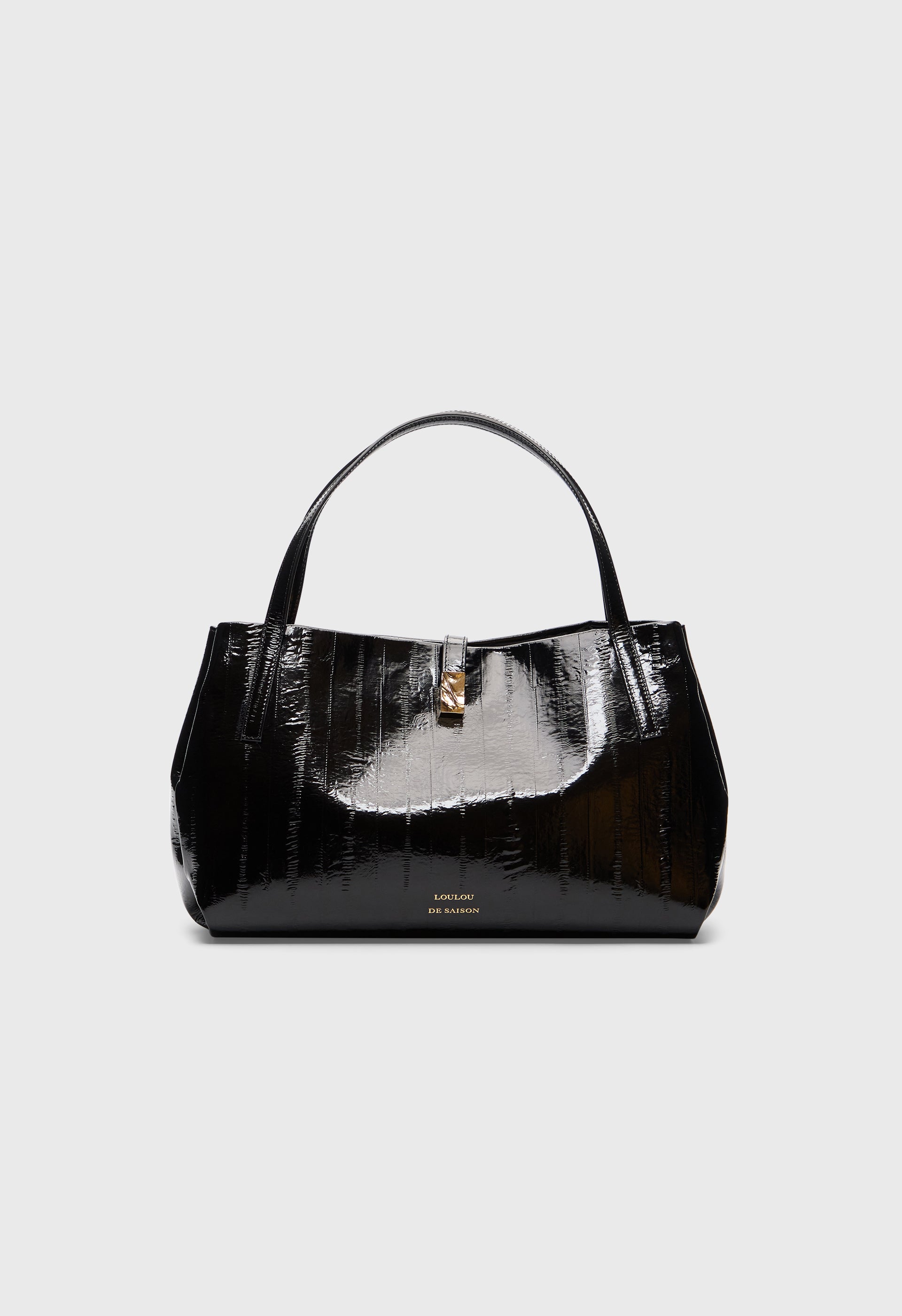 KOVU Eel-effect leather bag