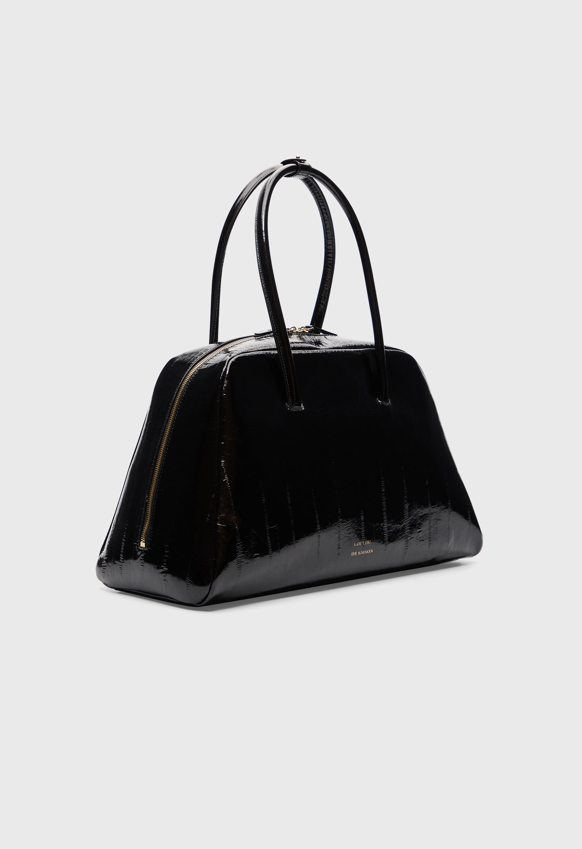 JESTER Eel-effect leather travel bag