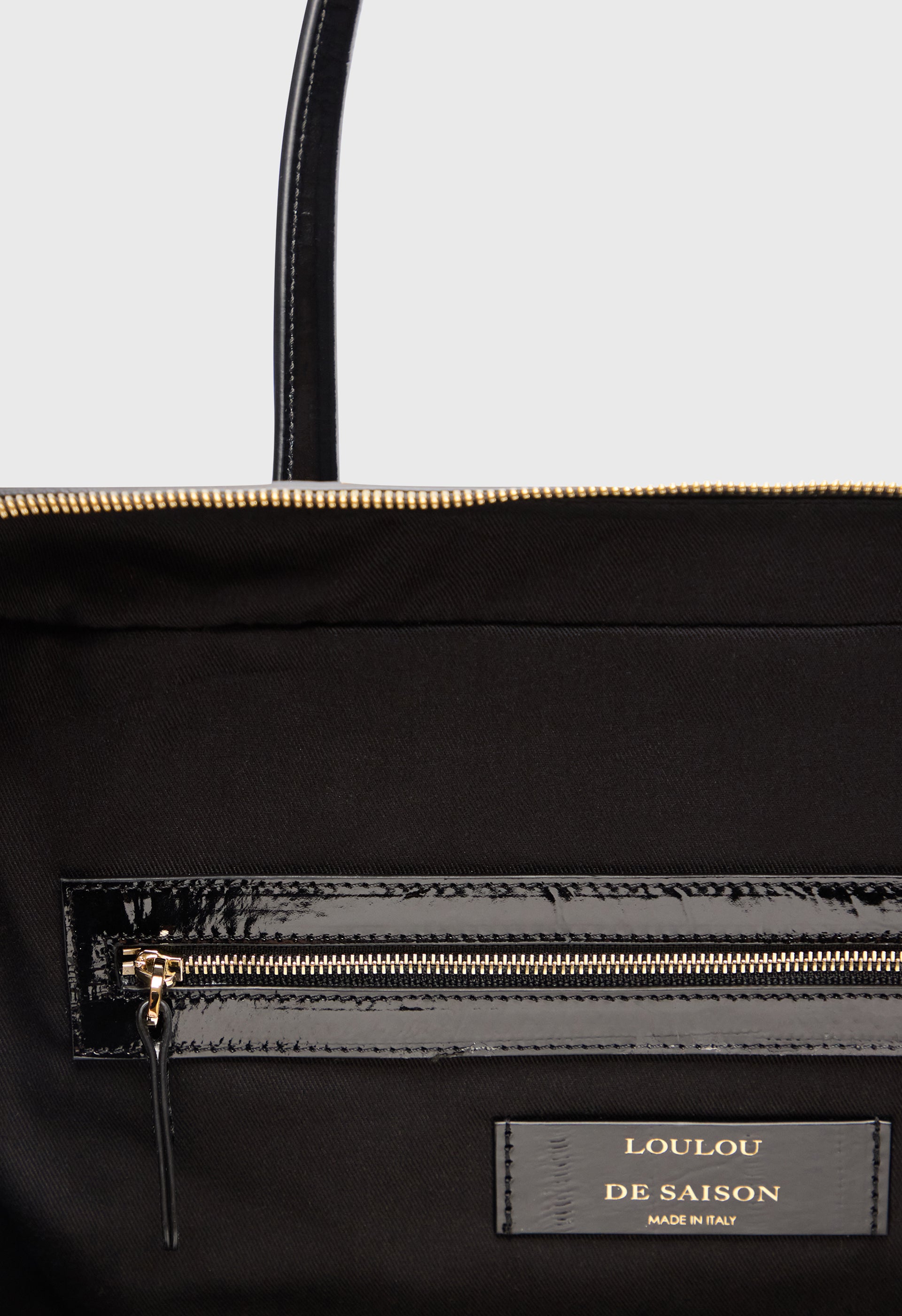 JESTER Eel-effect leather travel bag