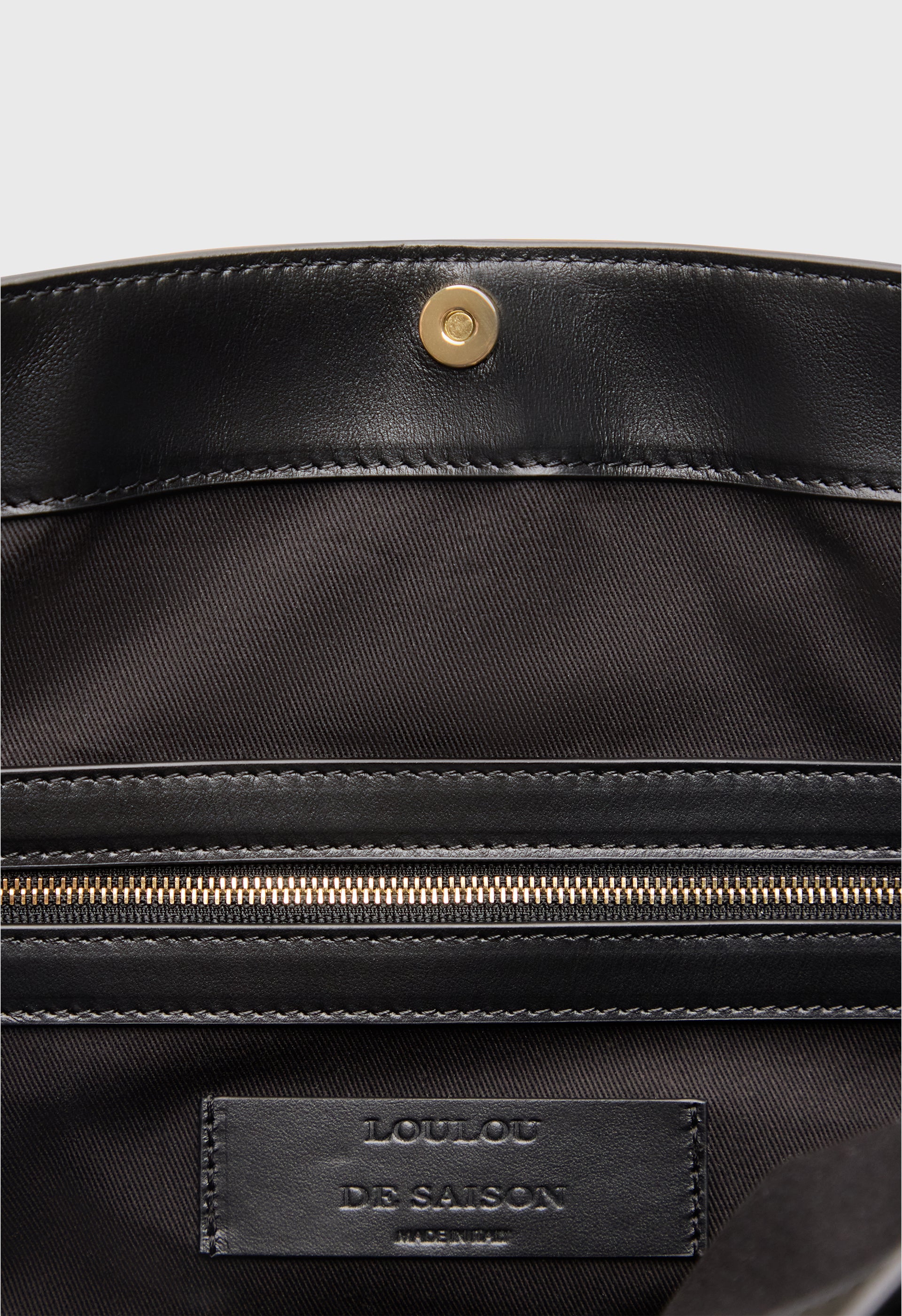 DAYA Sac seau en cuir