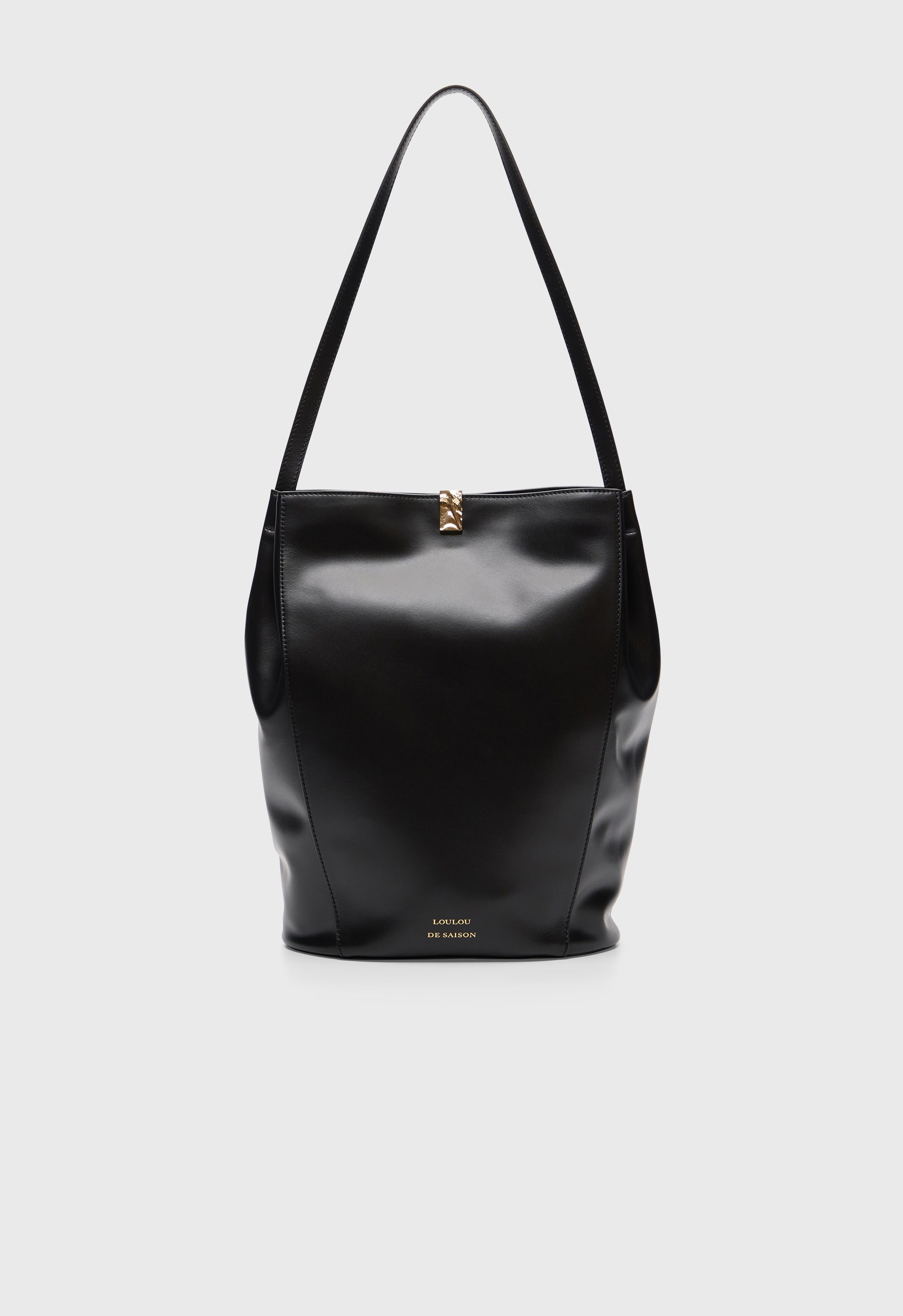 DAYA Sac seau en cuir