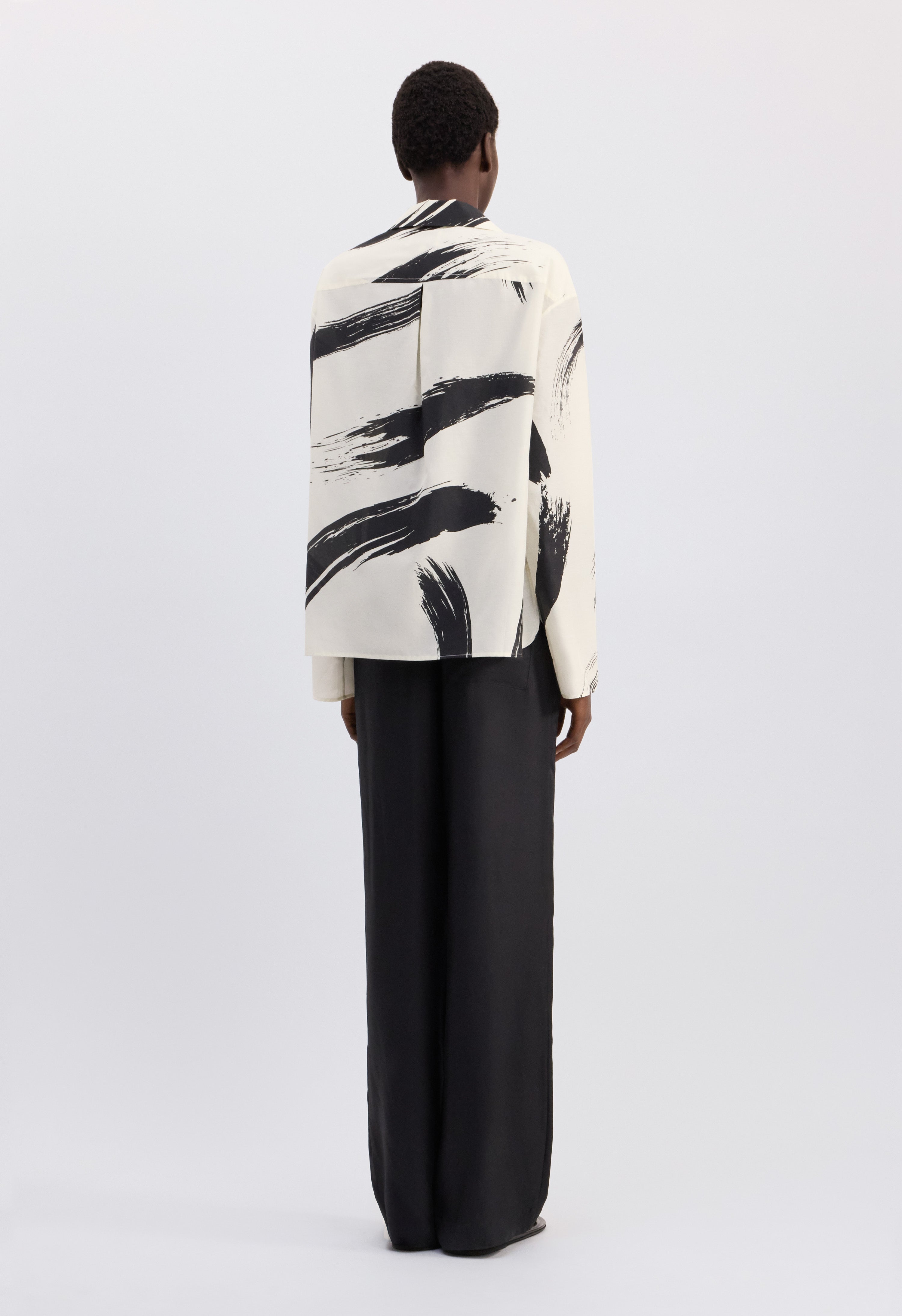 SANA Chemise à col cubain