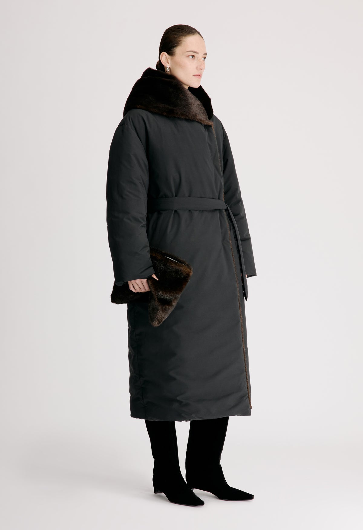 DARCY Midi down coat