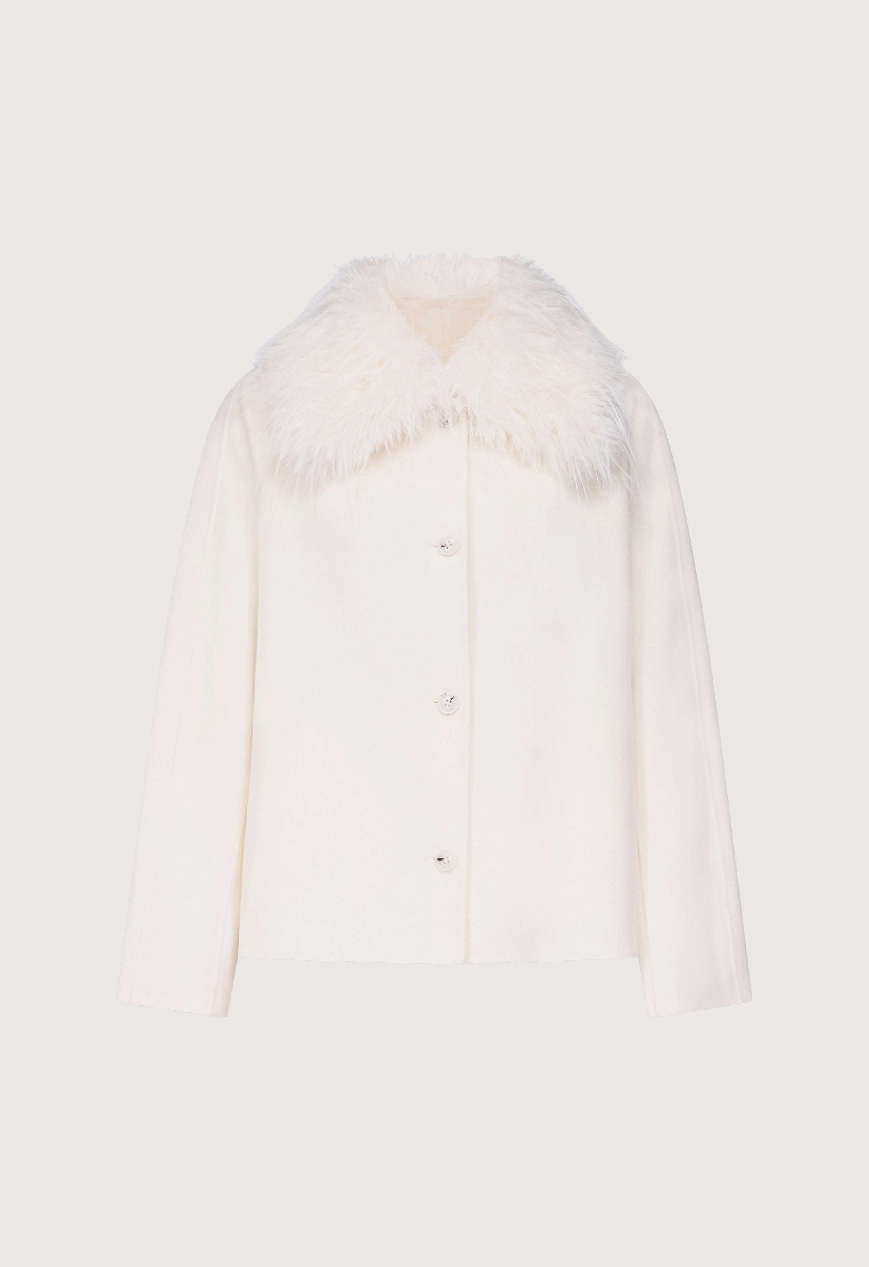 RAFE Detachable faux fur collar jacket