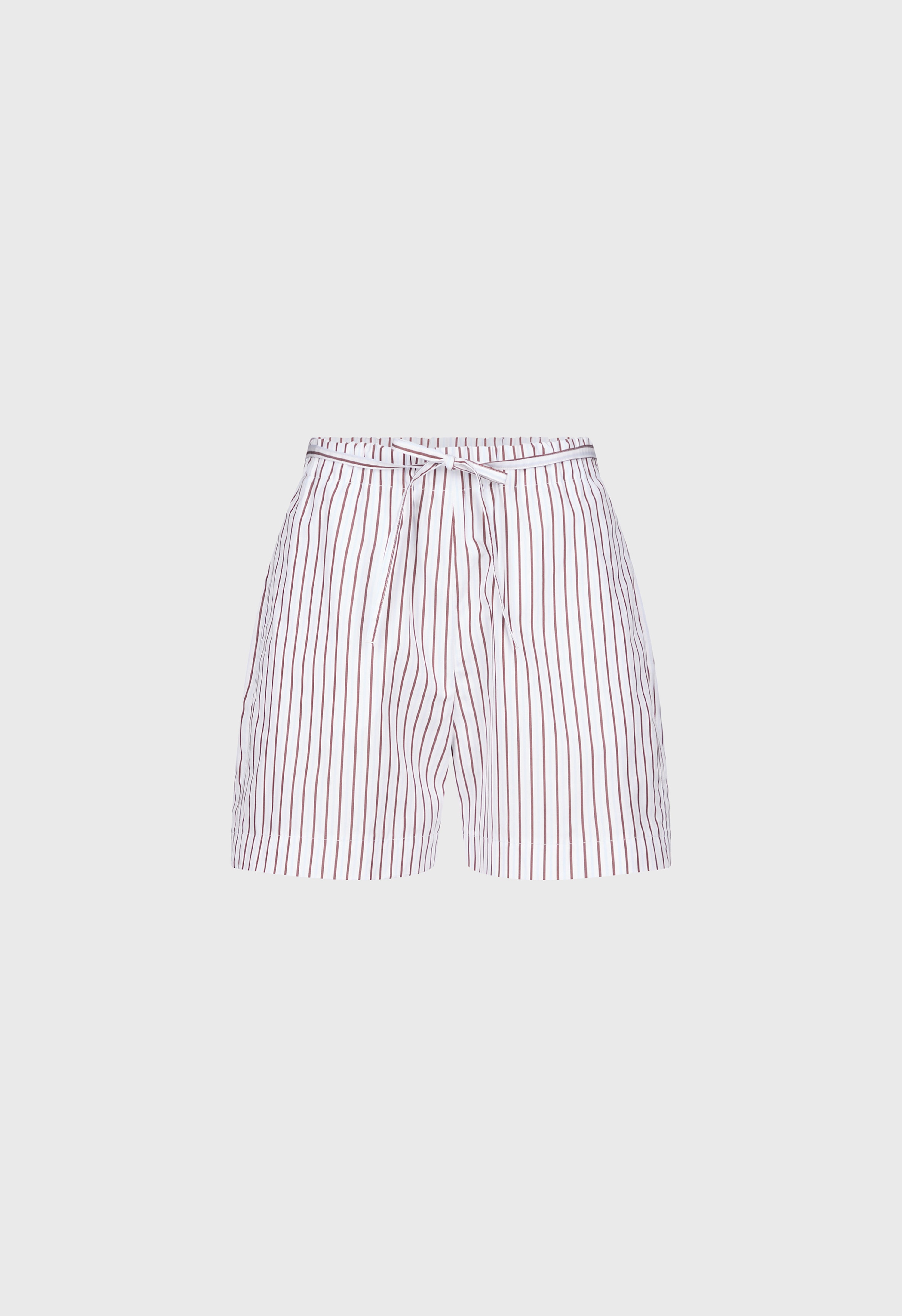 LORY Short rayé en popeline de coton