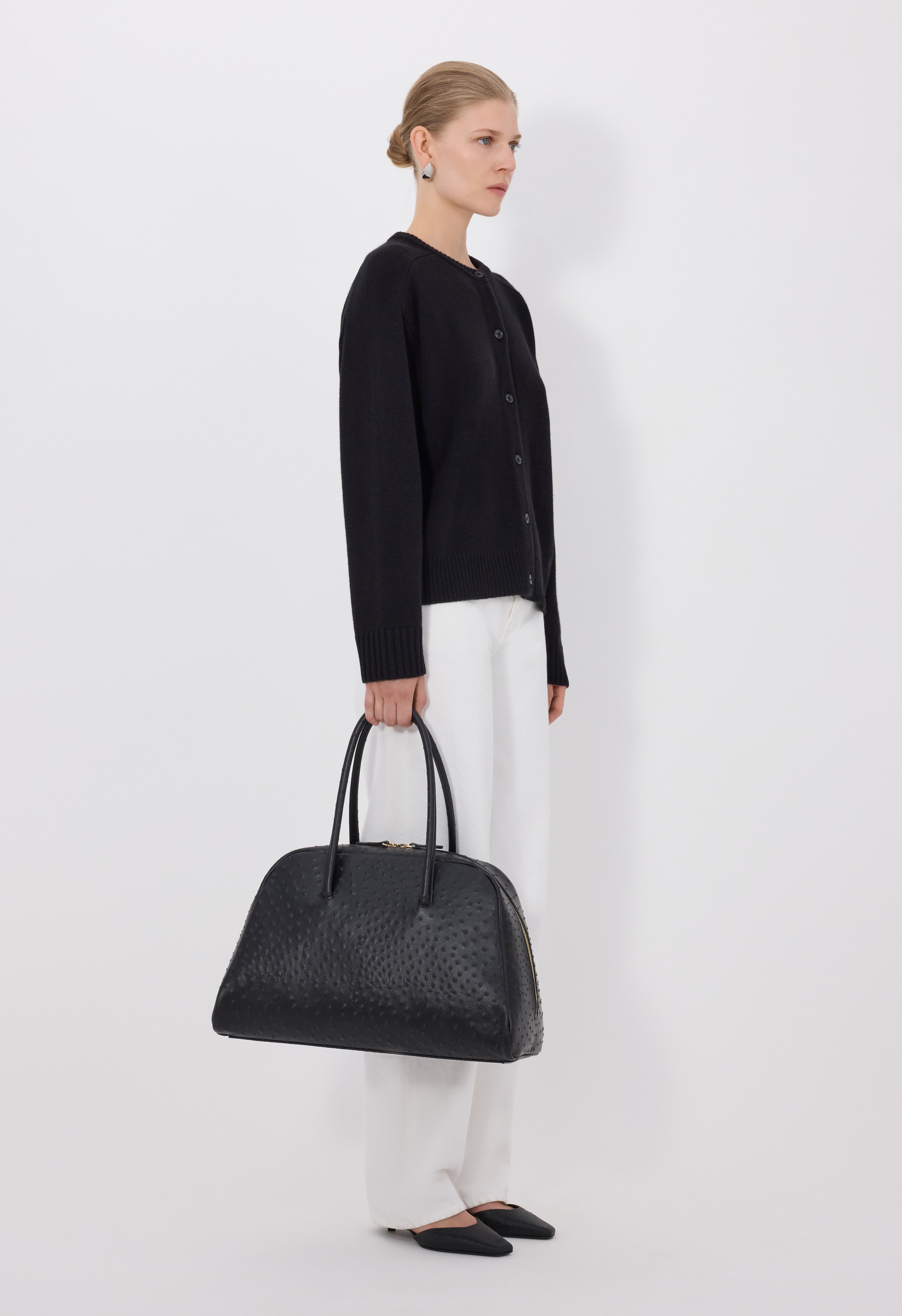 AIDAR LDS Cardigan en laine et cachemire