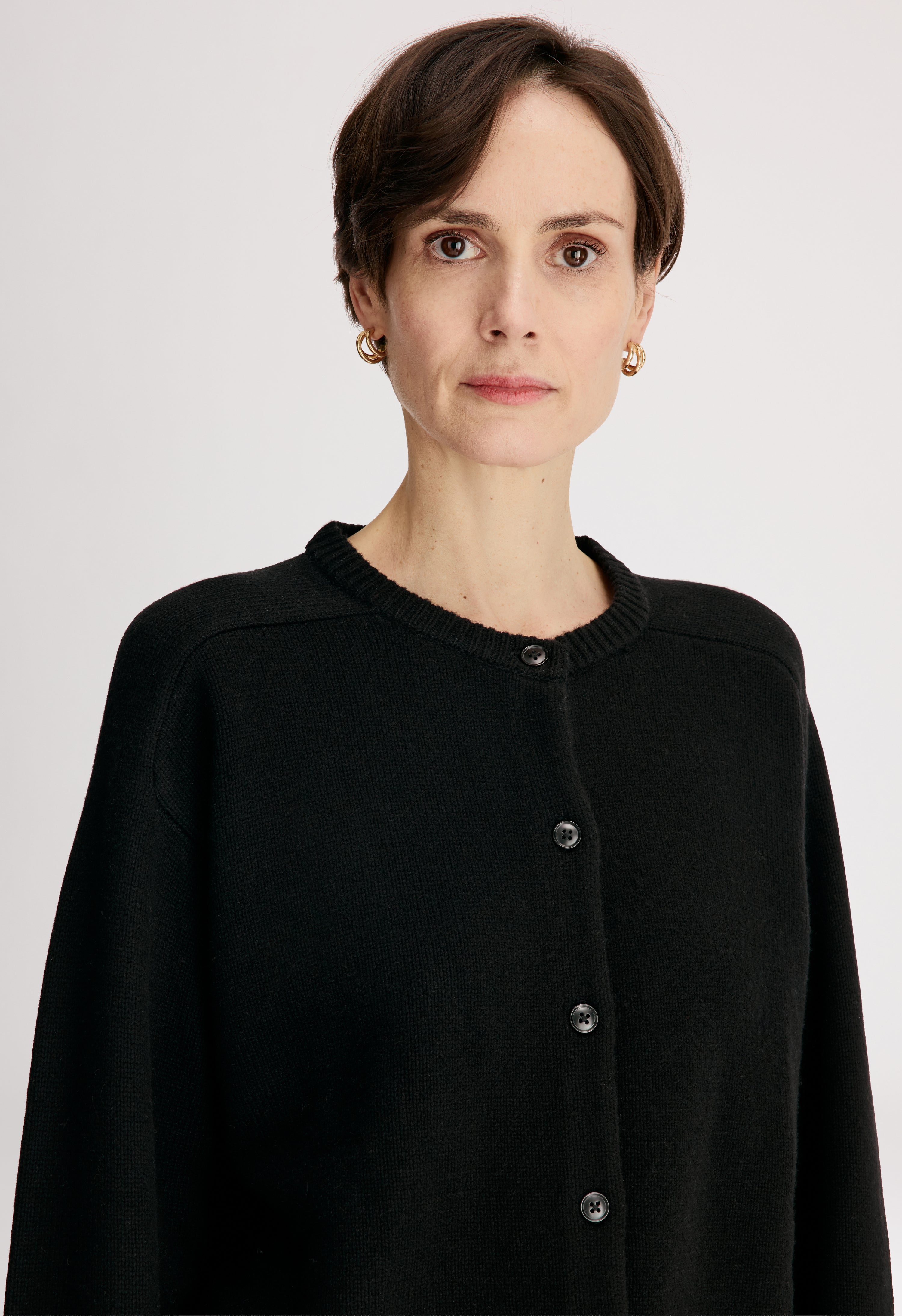 AIDAR LDS Cardigan en laine et cachemire