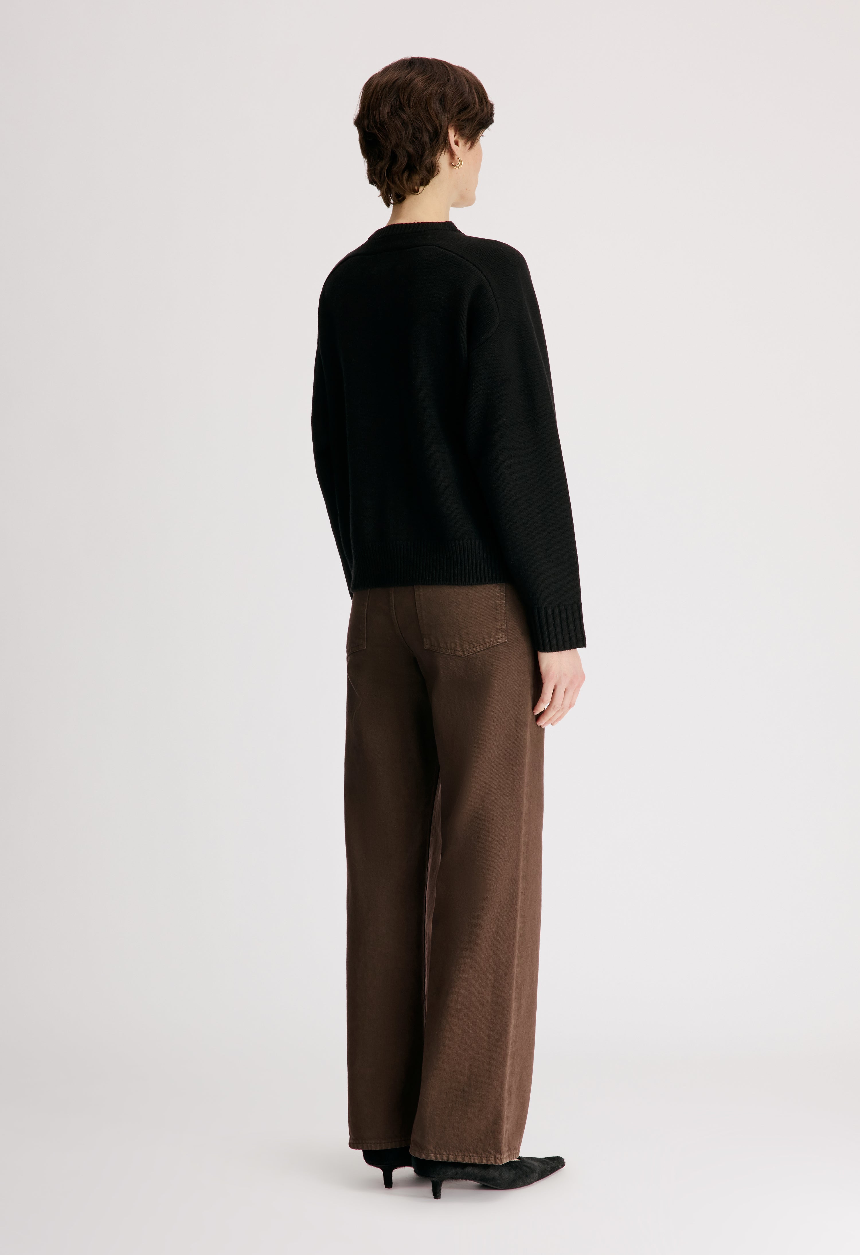 AIDAR LDS Cardigan en laine et cachemire