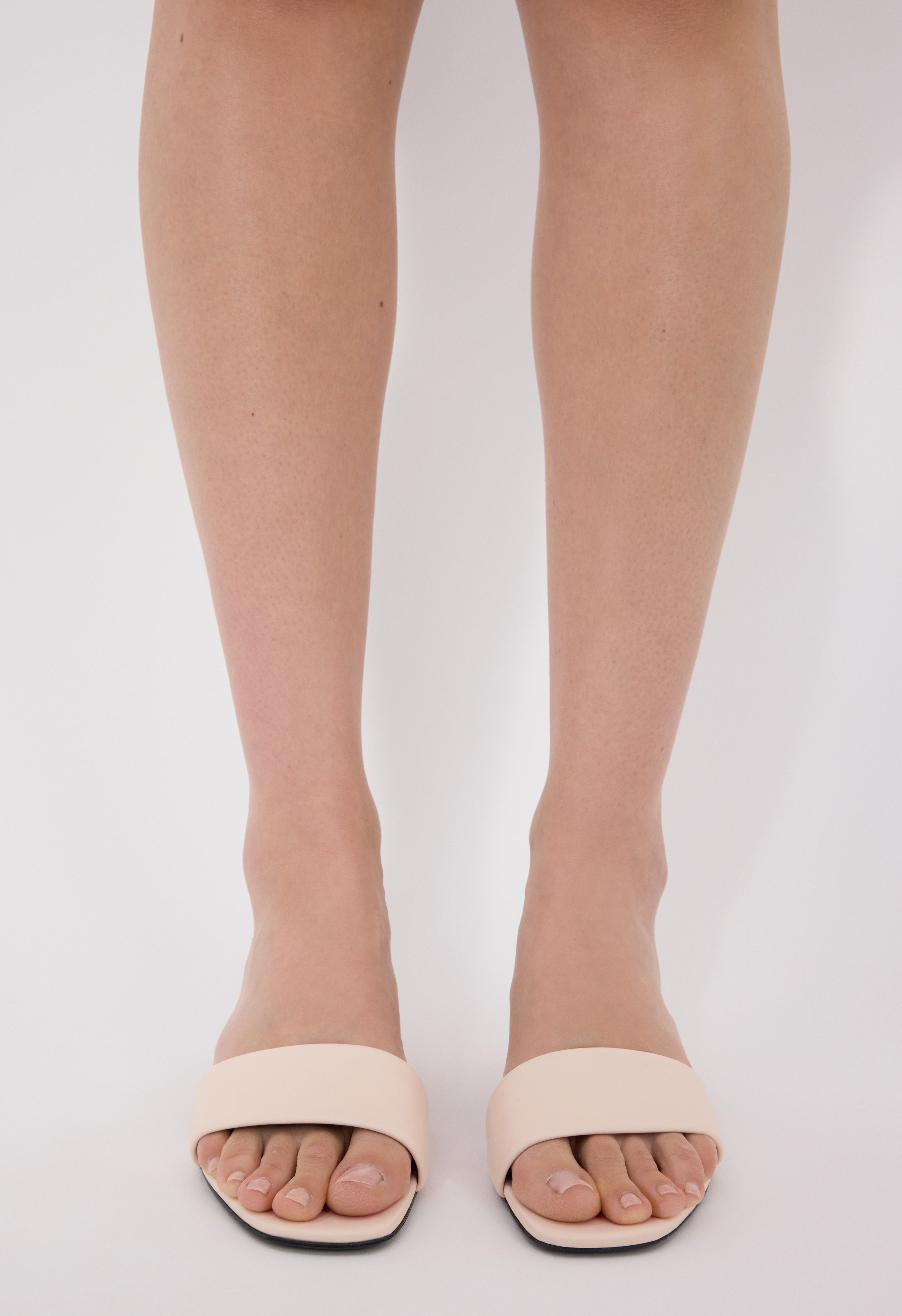 ANDY Kitten heel mule sandals