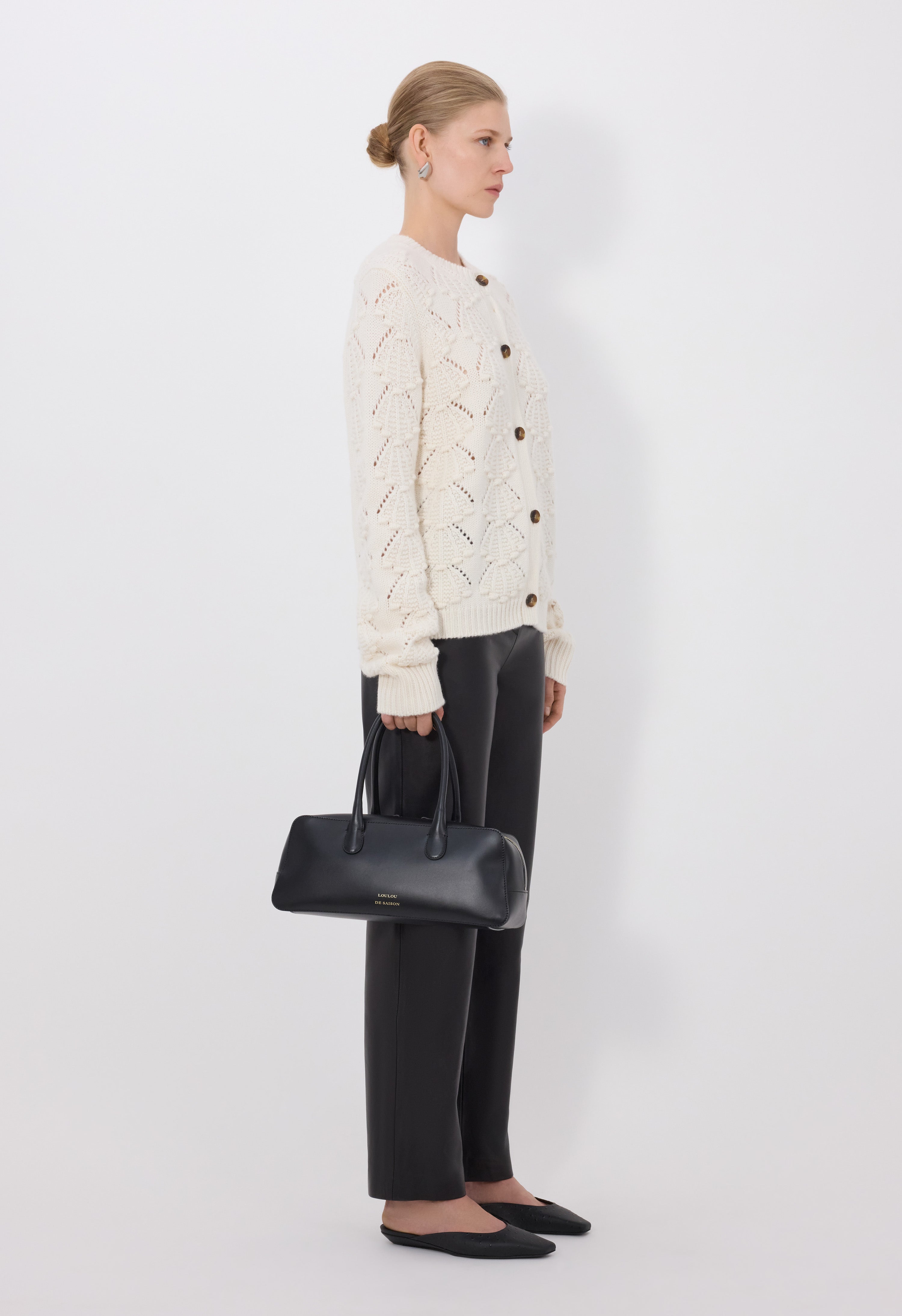 BACH Cashmere crochet cardigan