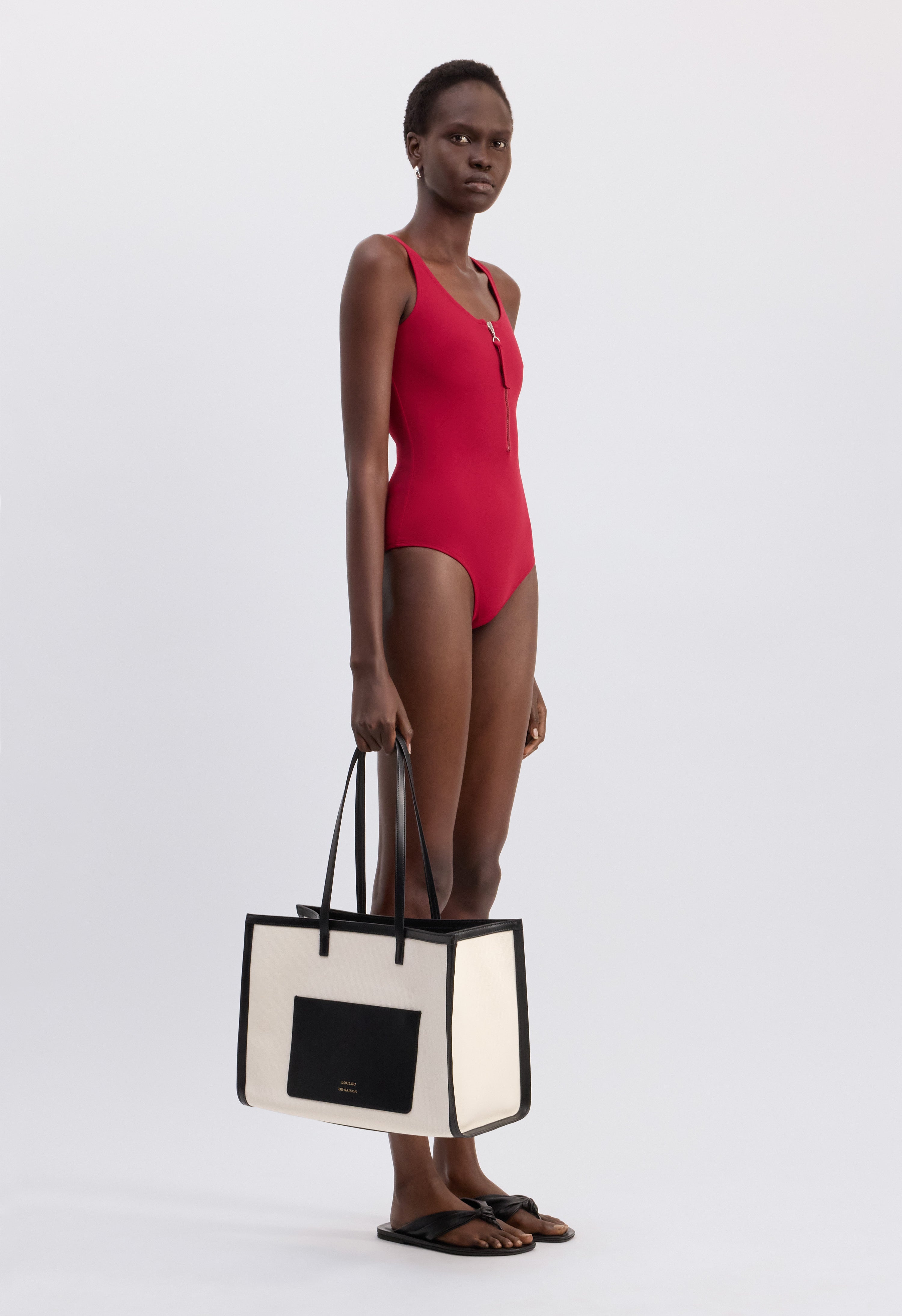 BALTI Zipped swimsuit