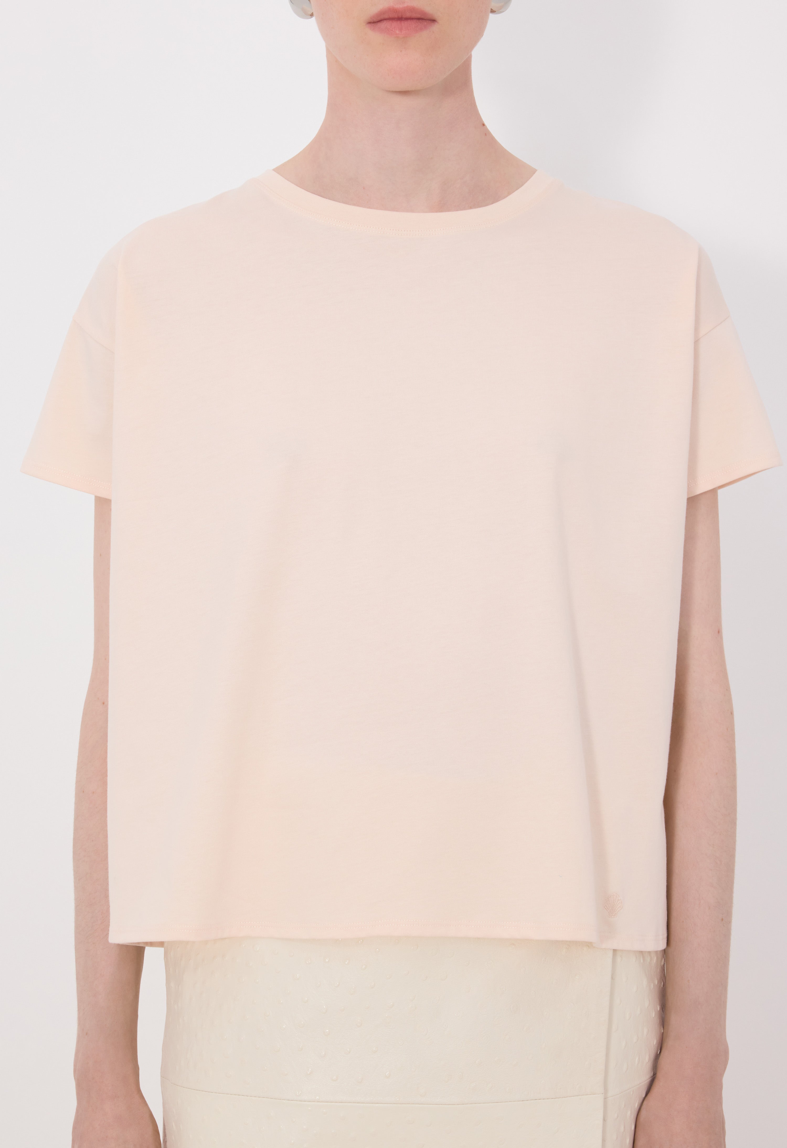 BASILUZZO LDS T-shirt à forme carrée