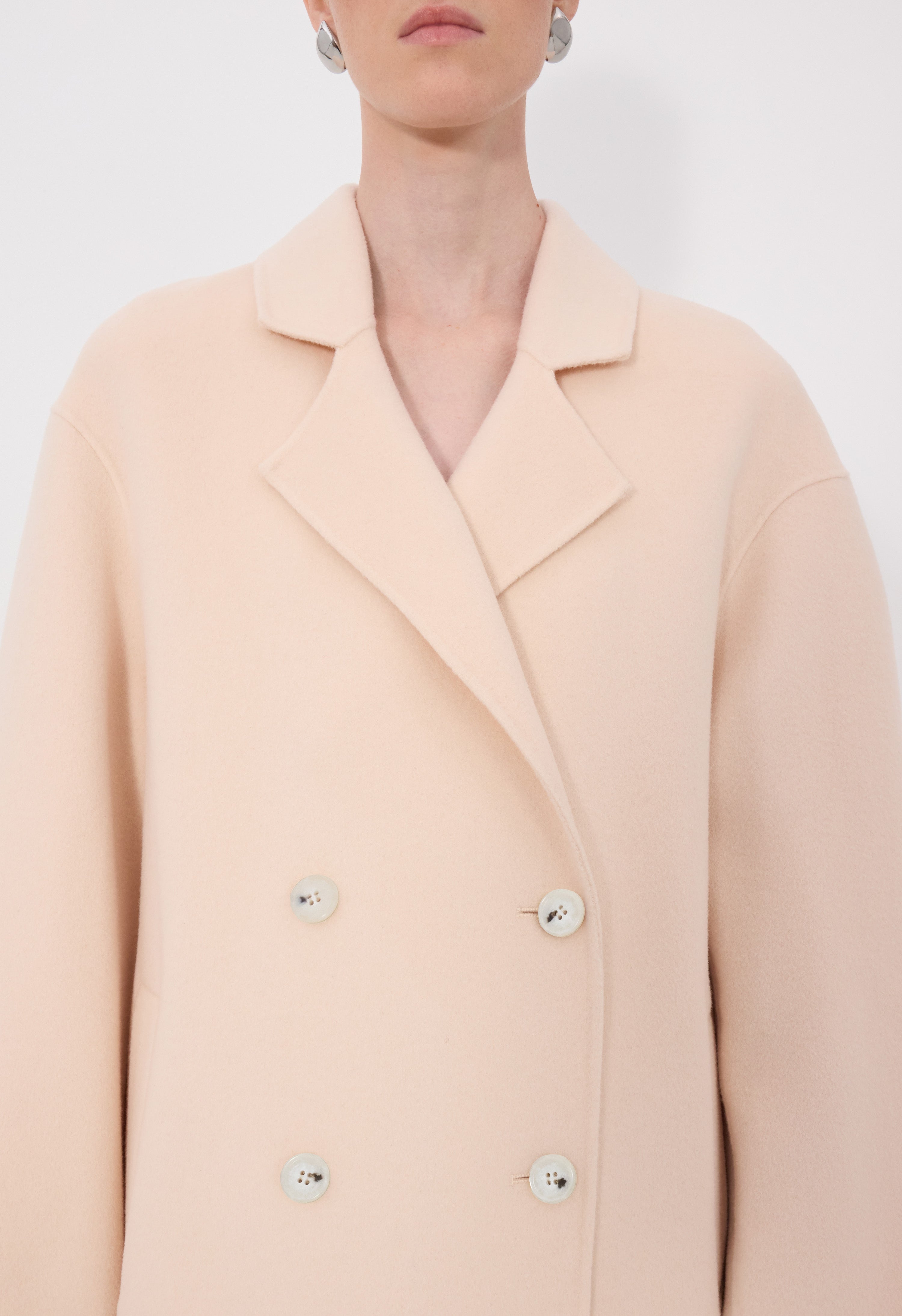 BORNEO LDS Wool drap coat