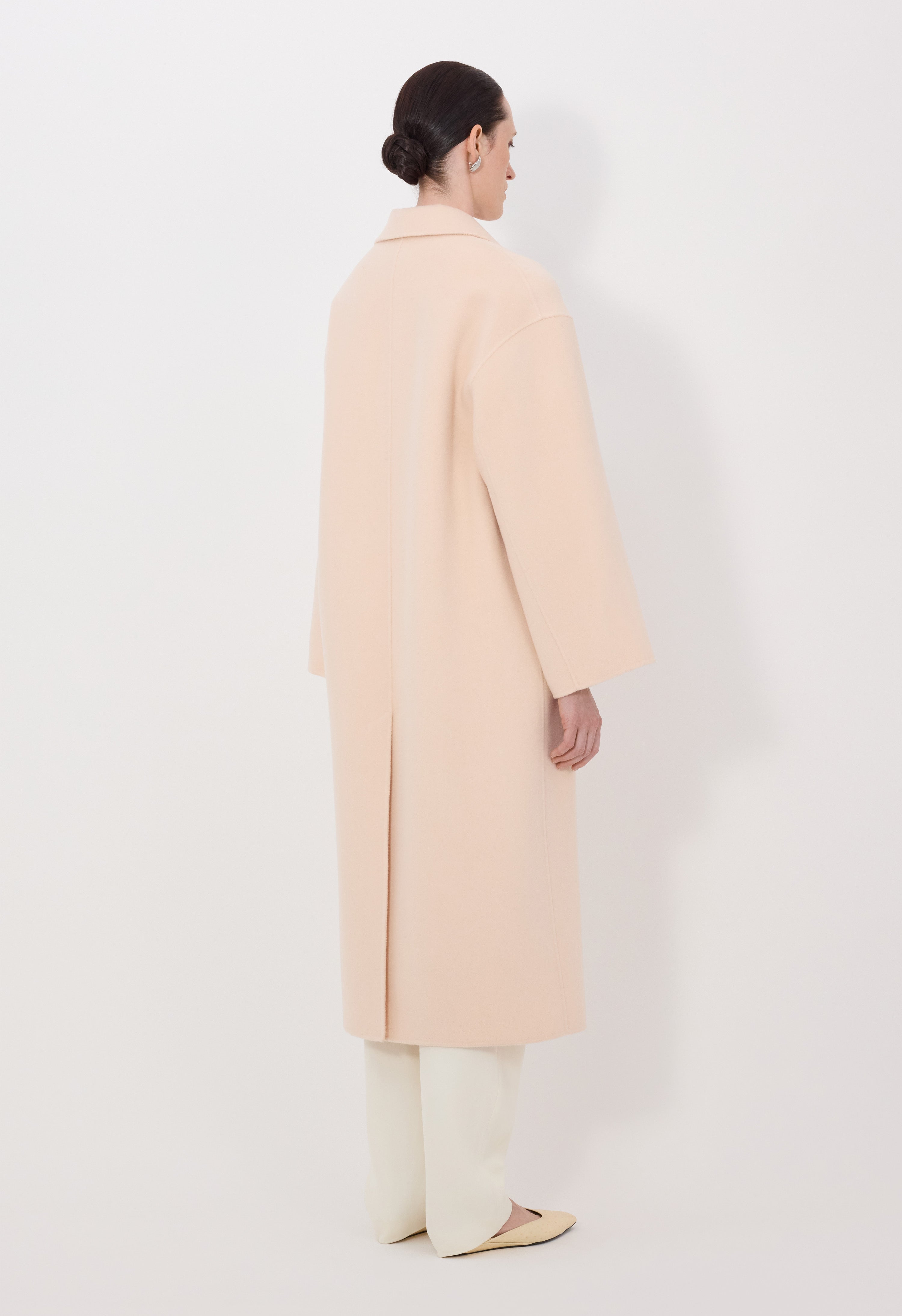 BORNEO LDS Wool drap coat