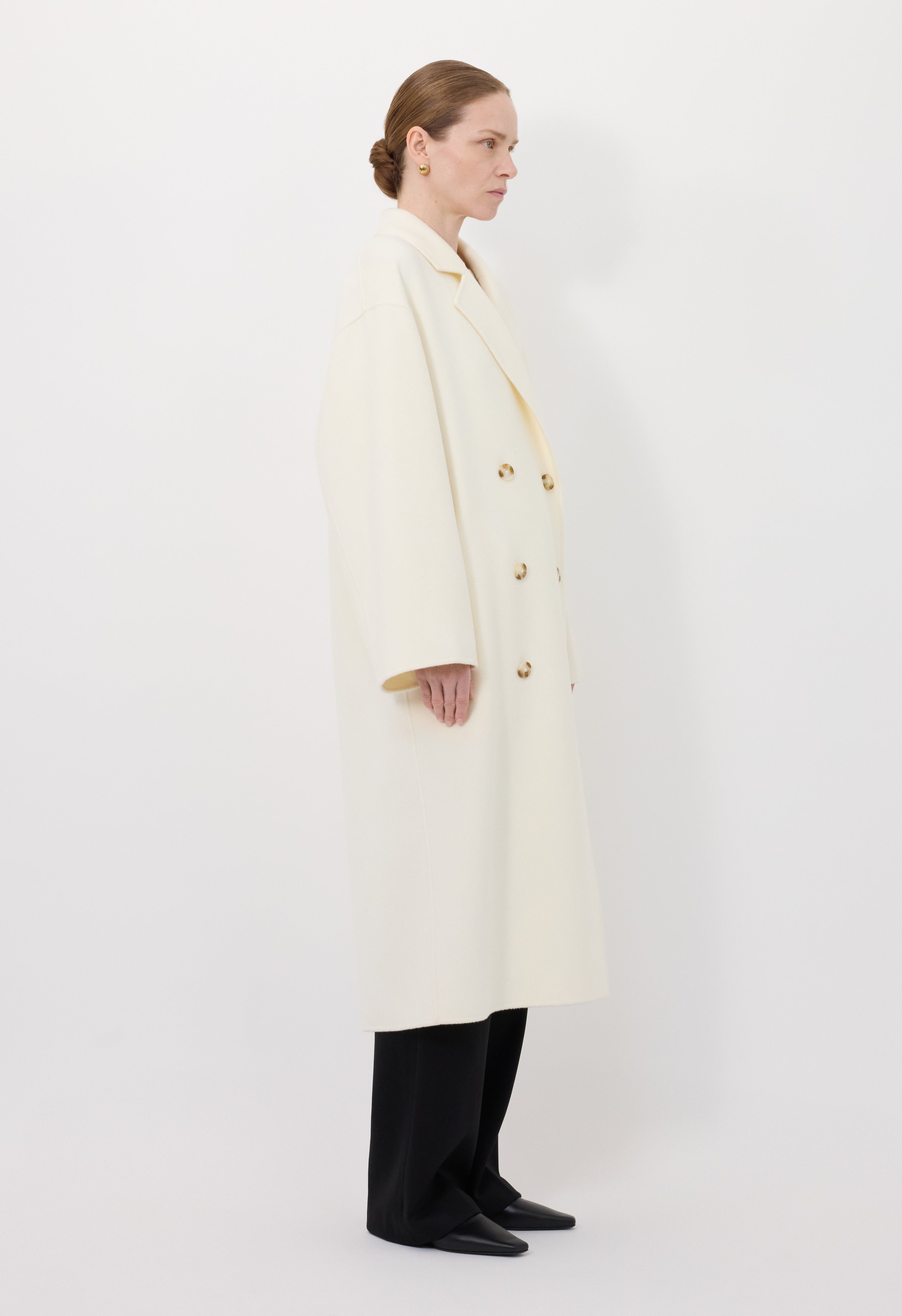 BORNEO LDS Wool drap coat