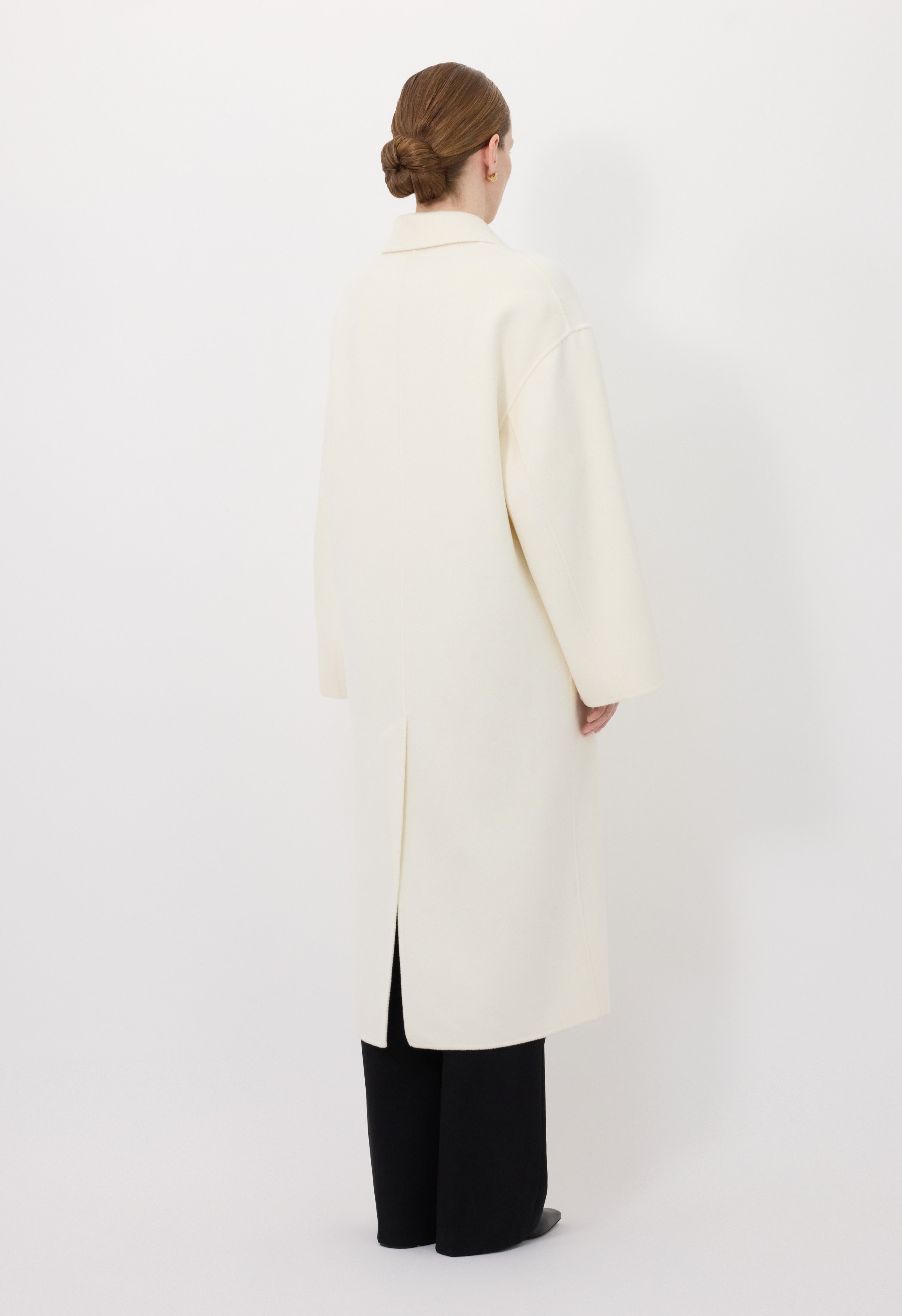 BORNEO LDS Wool drap coat